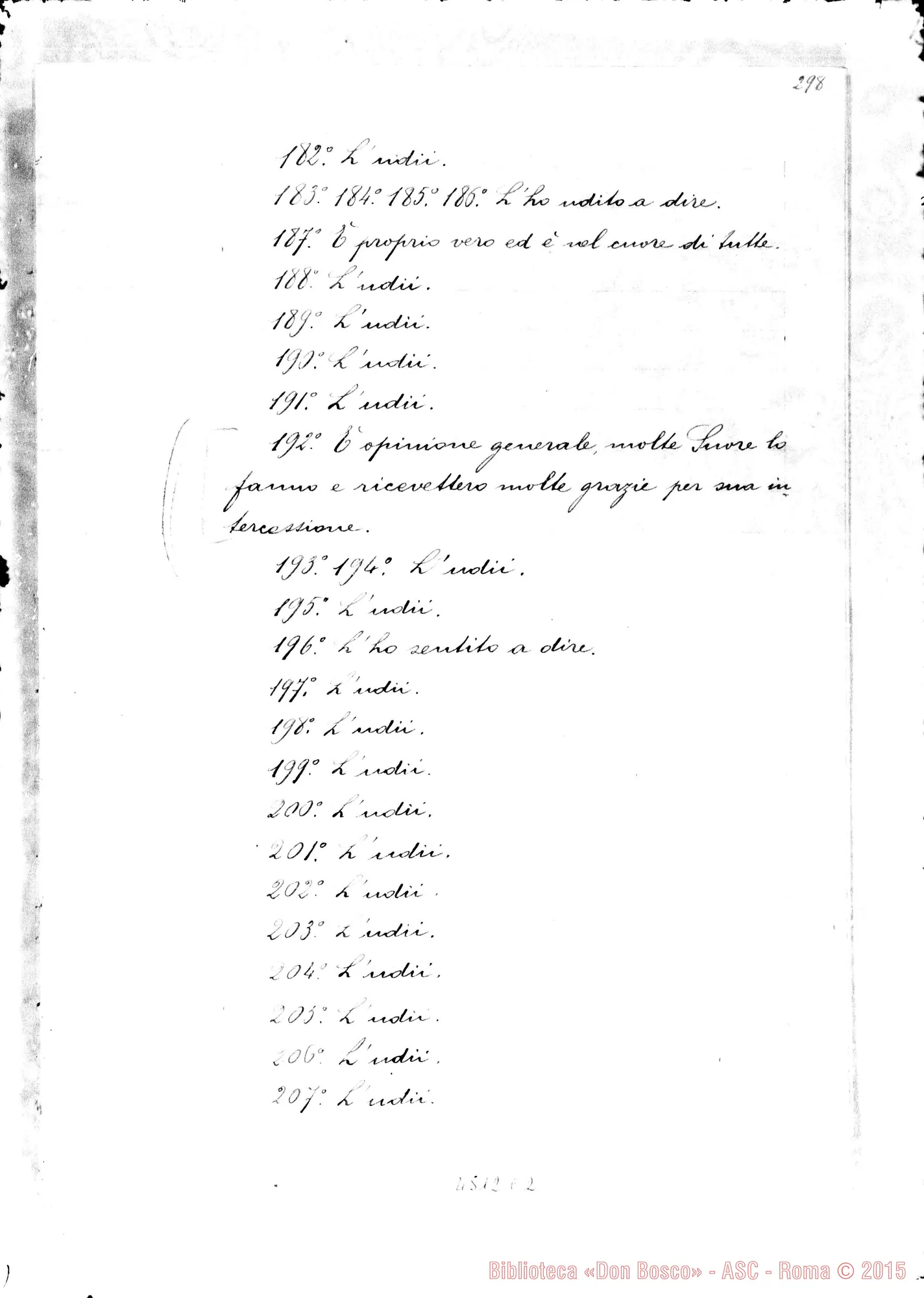 Fotogramma E 2 — Camisassa Orsola, suora