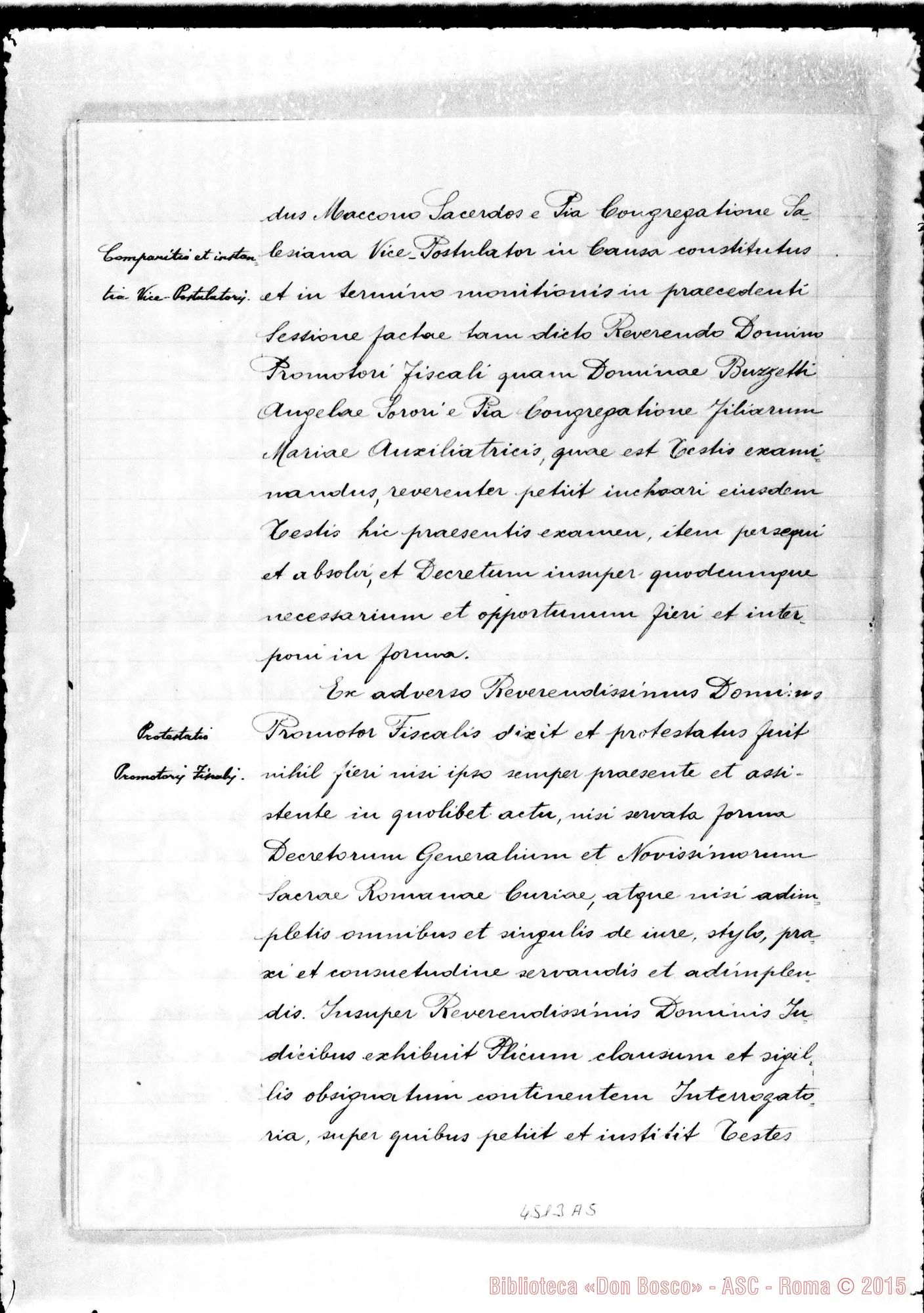 Fotogramma A 5 — Camisassa Orsola, suora