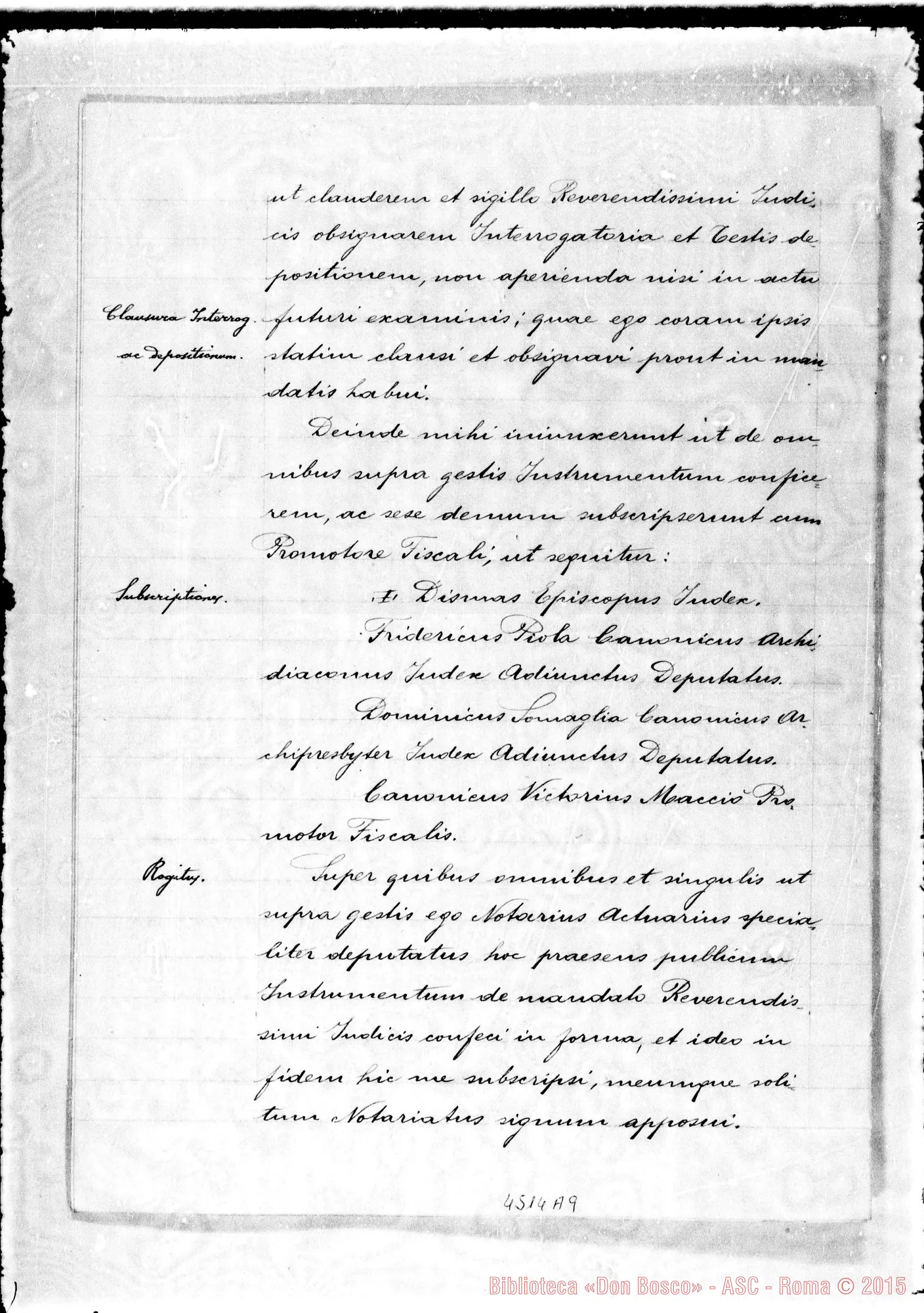 Fotogramma A 9 — Viotti Maria, suora