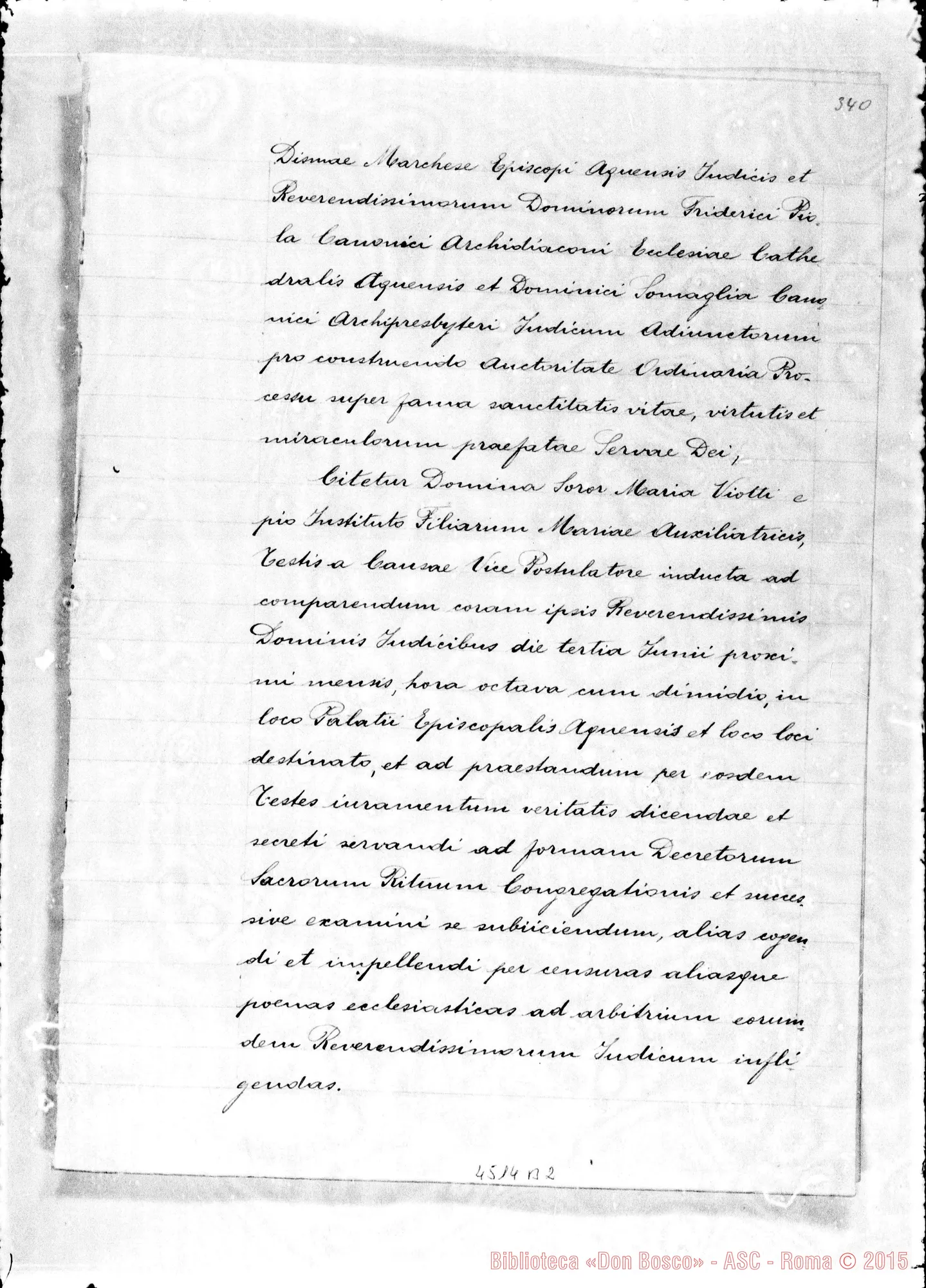 Fotogramma B 2 — Viotti Maria, suora