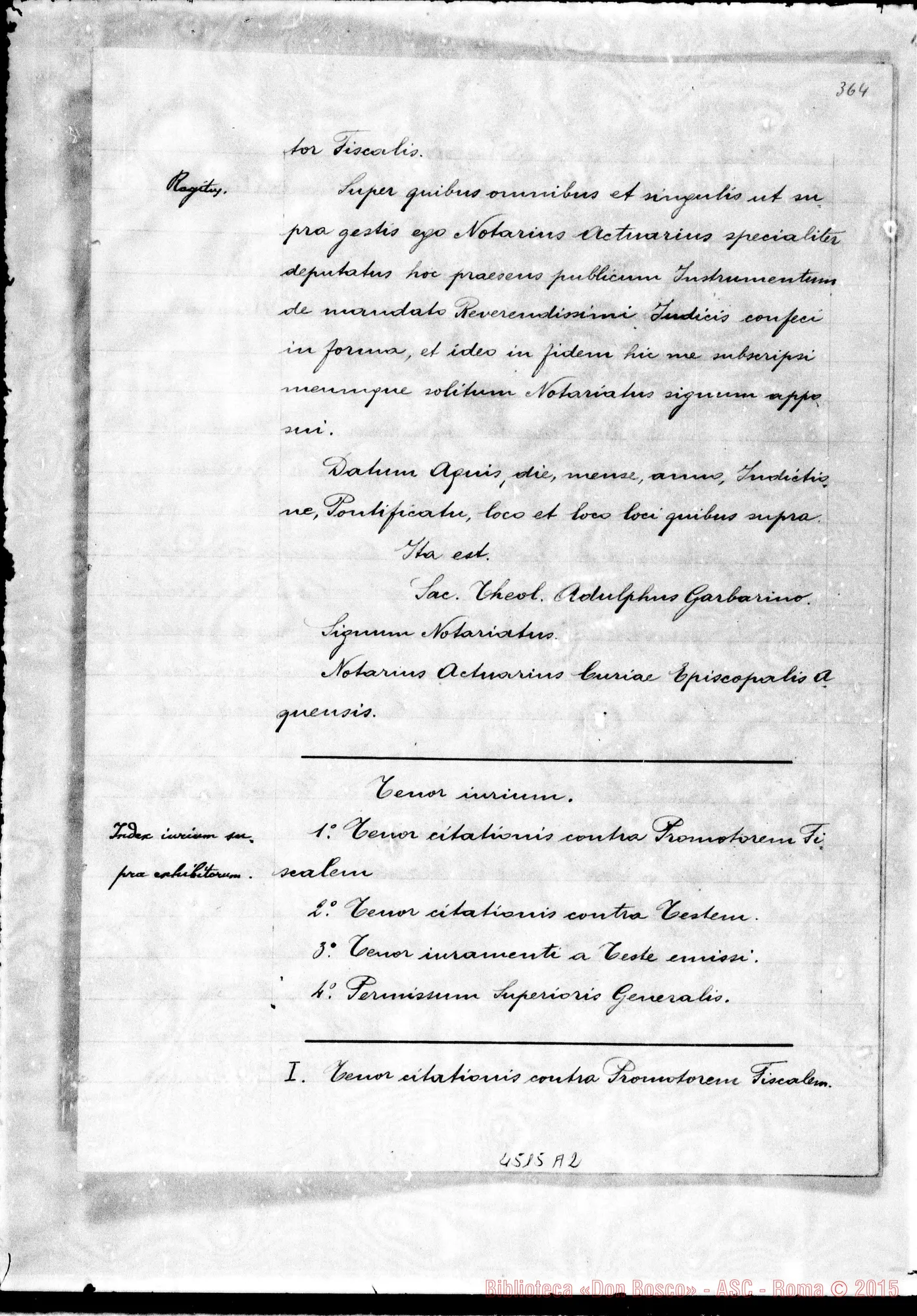 Fotogramma A 2 — Farina Ernesta, suora