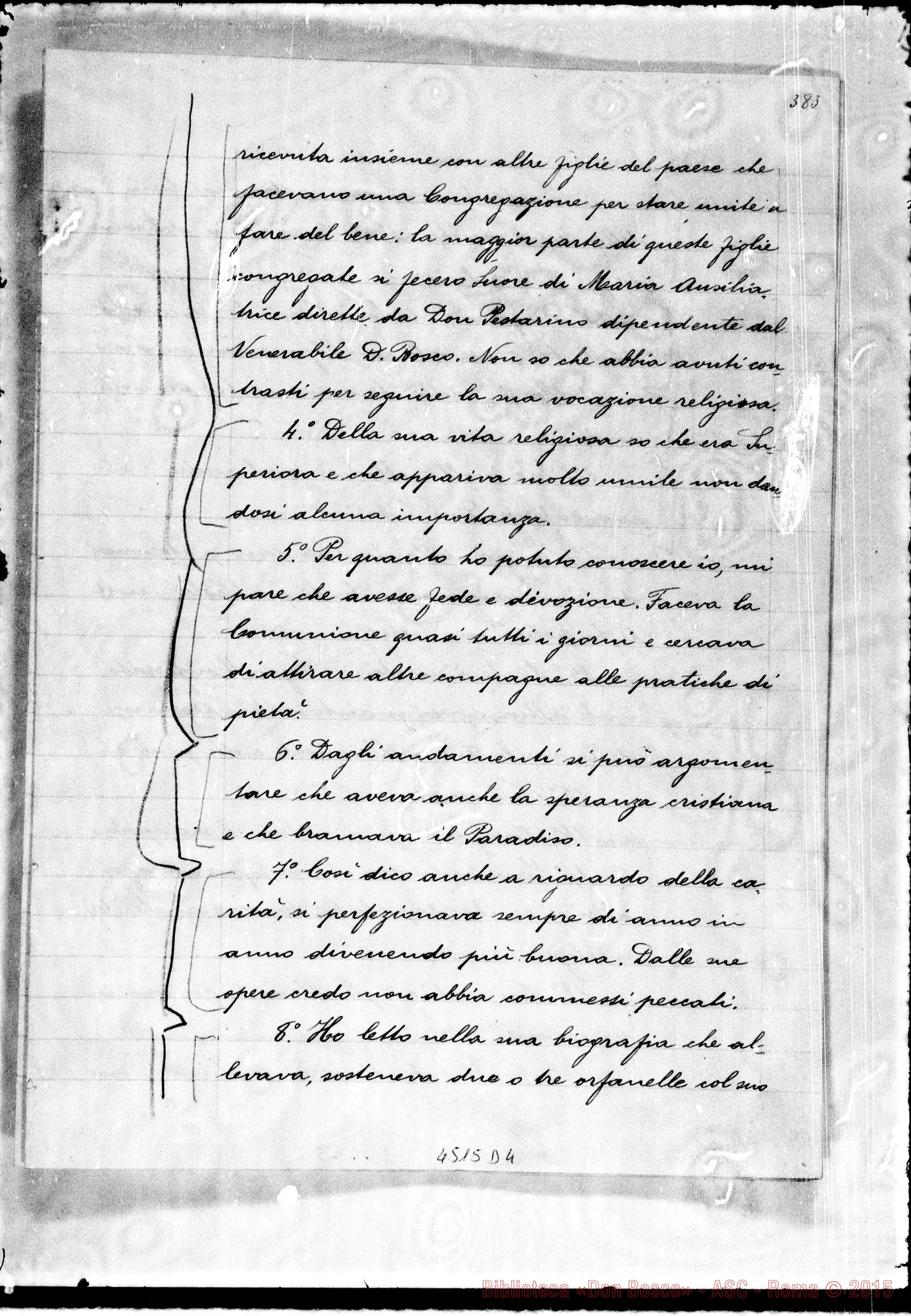 Fotogramma D 4 — Mazzarello Domenico