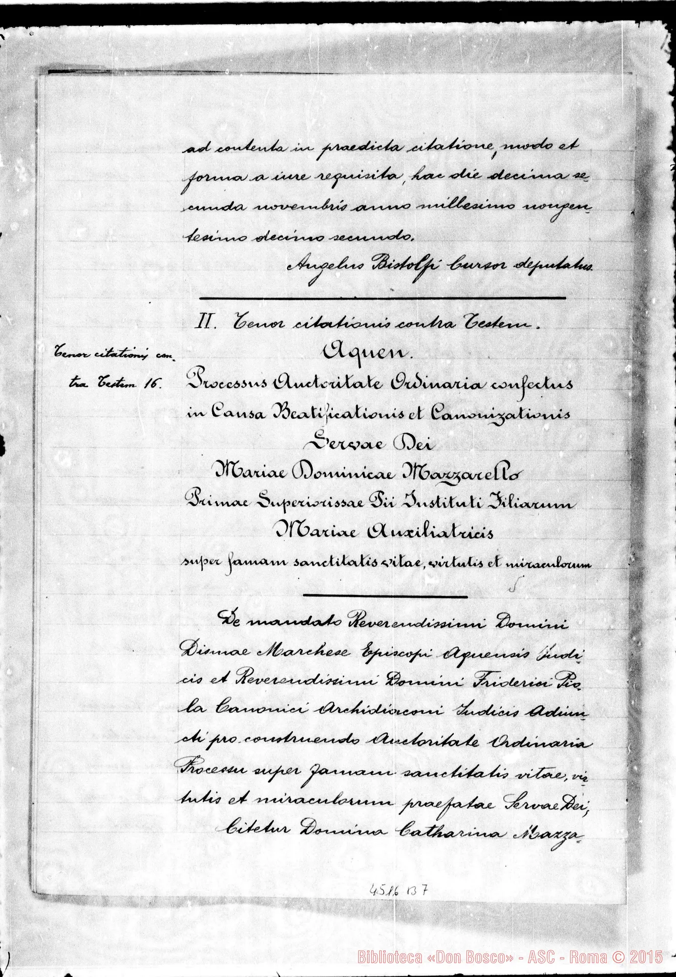 Fotogramma B 7 — Mazzarello Caterina