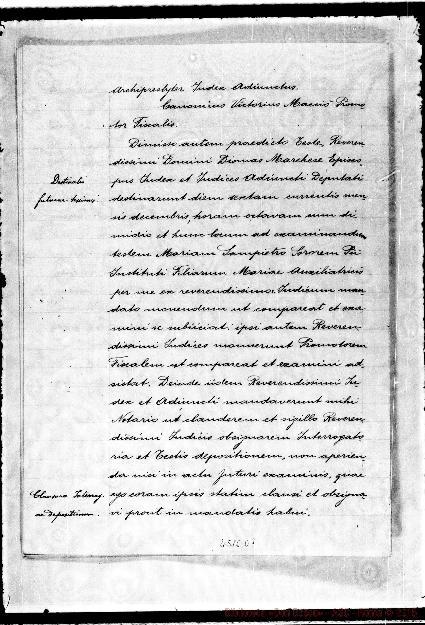 Fotogramma D 7 — Cerruti Francesco, sac.