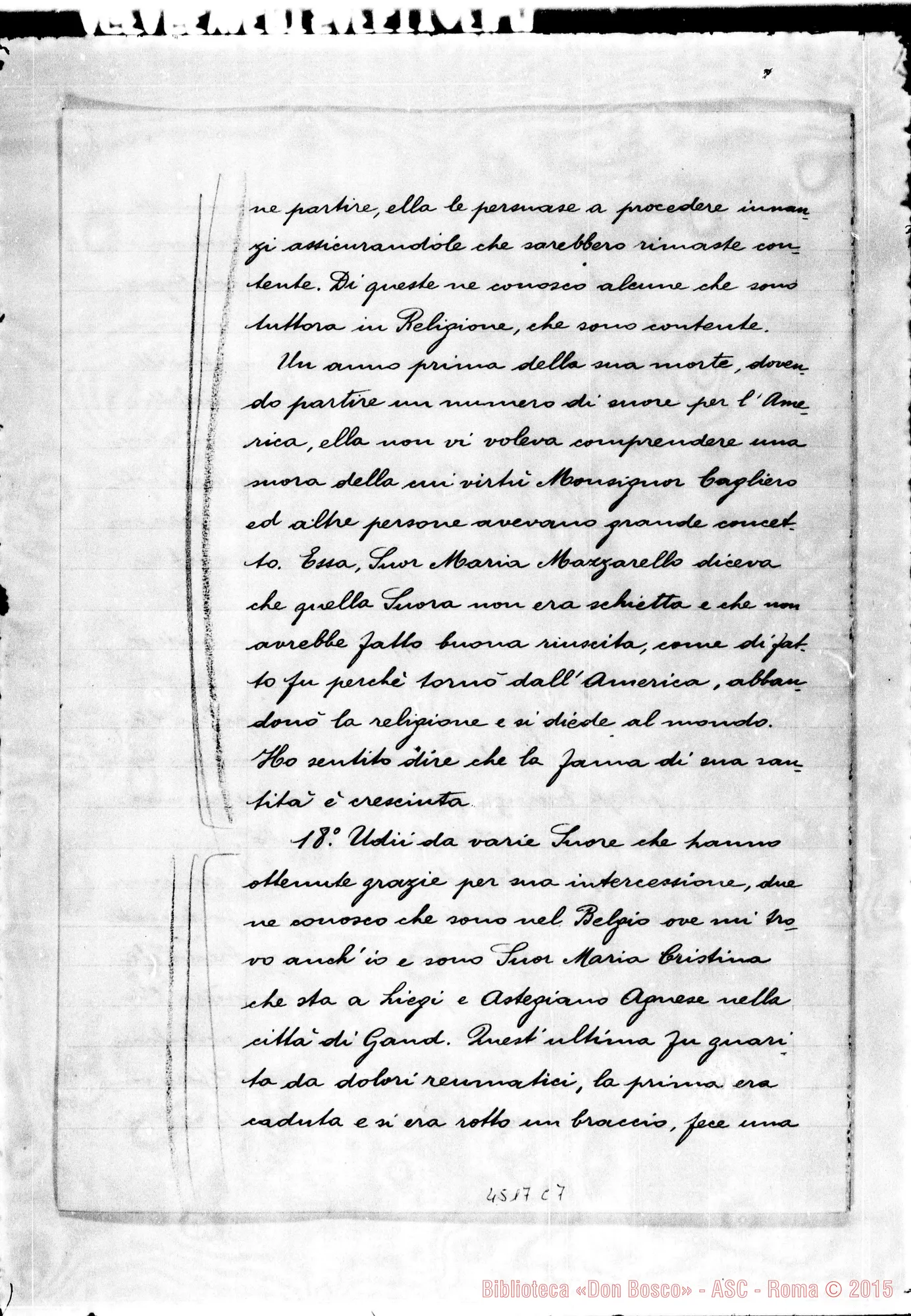 Fotogramma C 7 — Bensi Caterina, suora