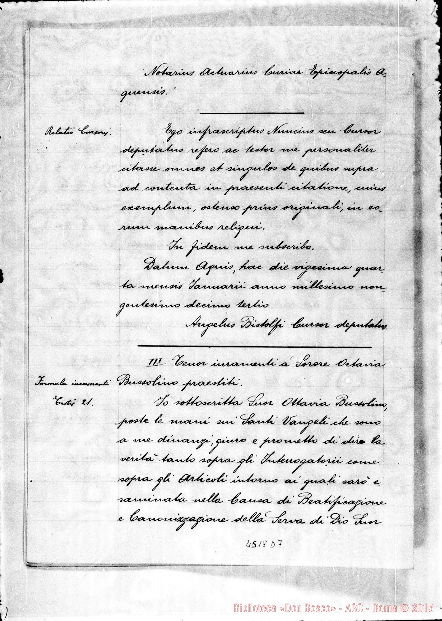 Fotogramma D 7 — Bussolino Ottavia, suora