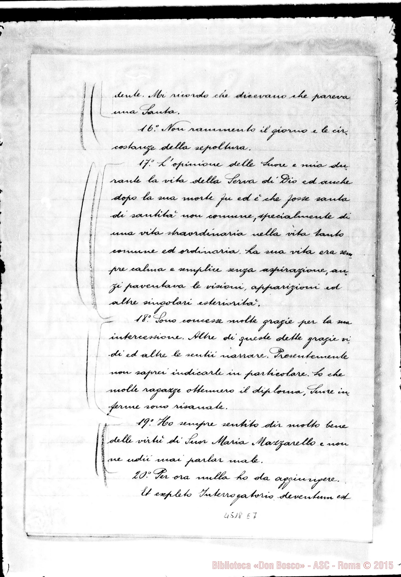 Fotogramma E 7 — Sorbone Enrichetta, suora