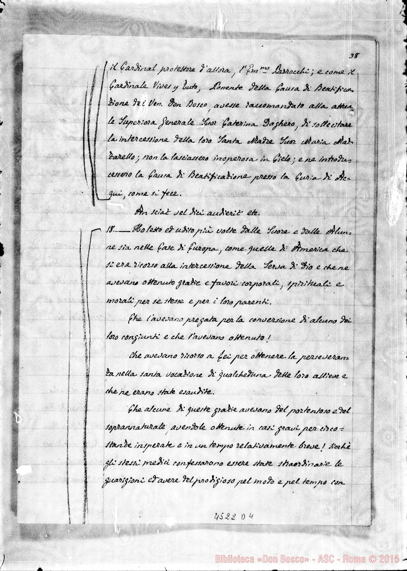 Fotogramma D 4 — Atti diversi del tribunale