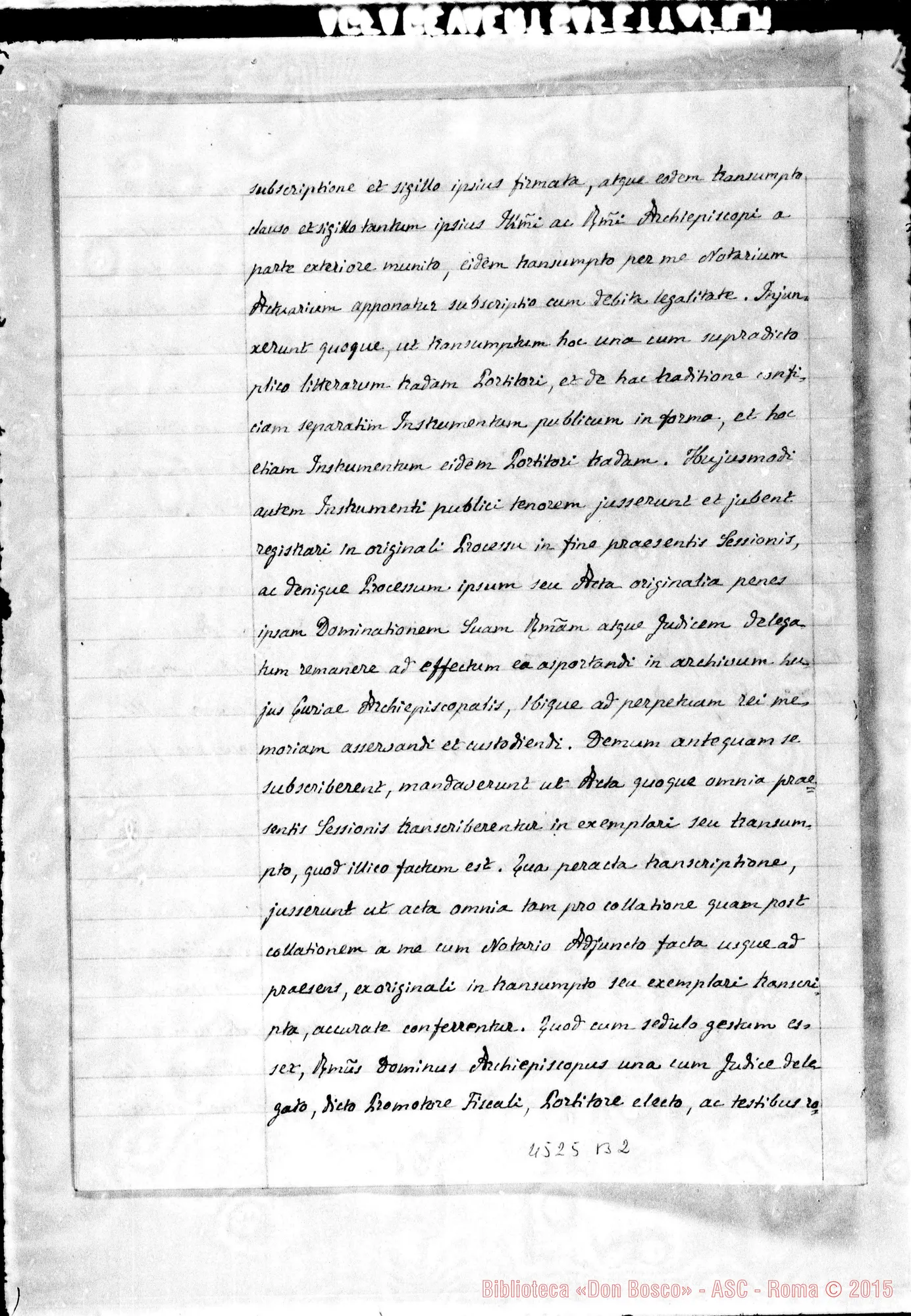 Fotogramma B 2 — In Curia Ecclesiastica S. Josephi de Costa Rica: super fama sanctitatis vitae, virtutum et miraculorum