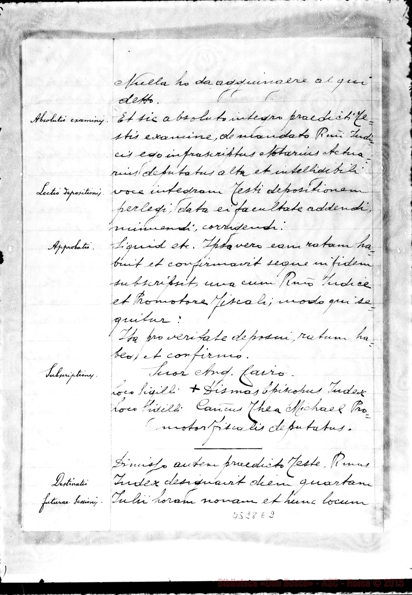 Fotogramma E 2 — Cairo Angelina, suora