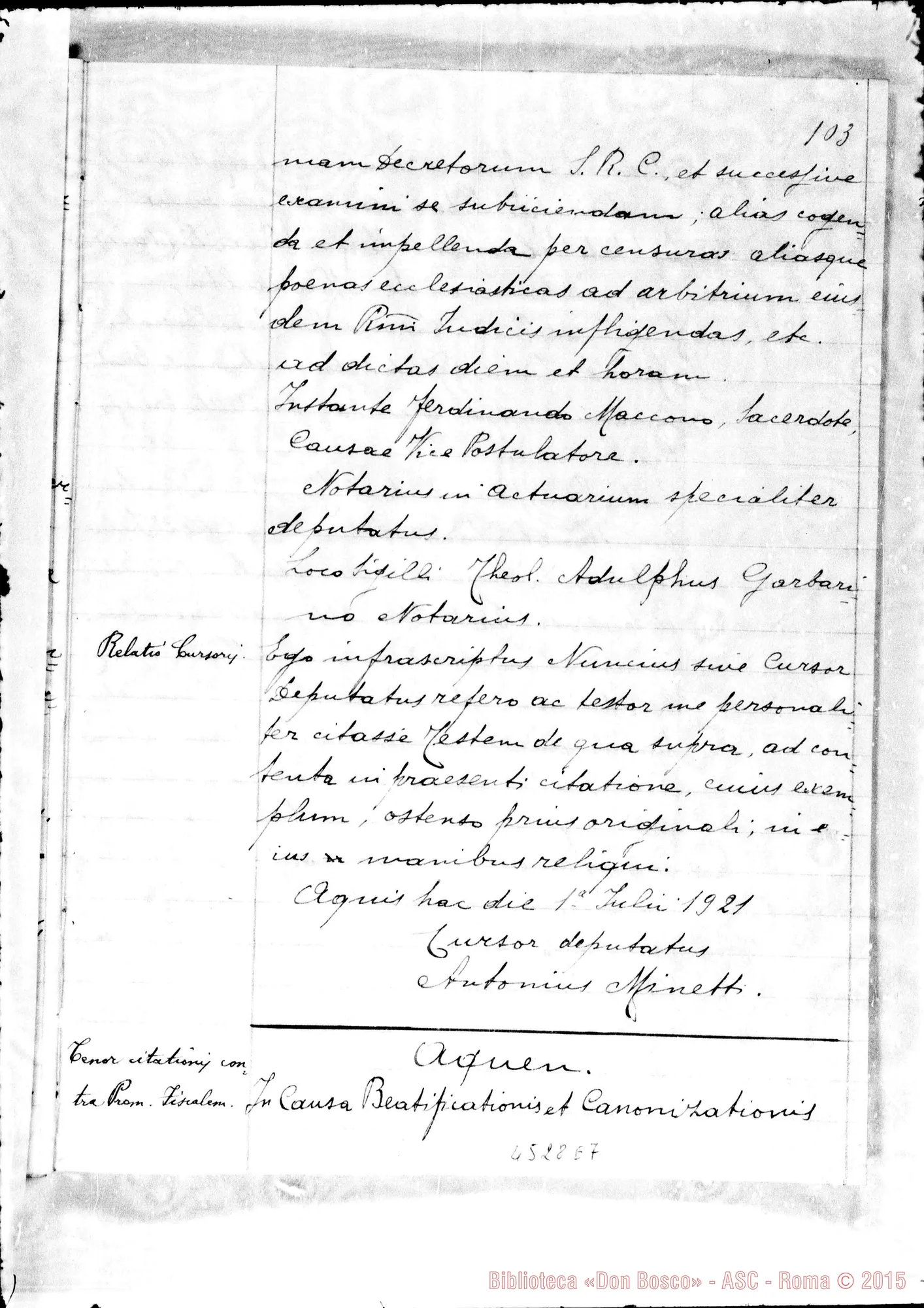 Fotogramma E 7 — Cairo Angelina, suora