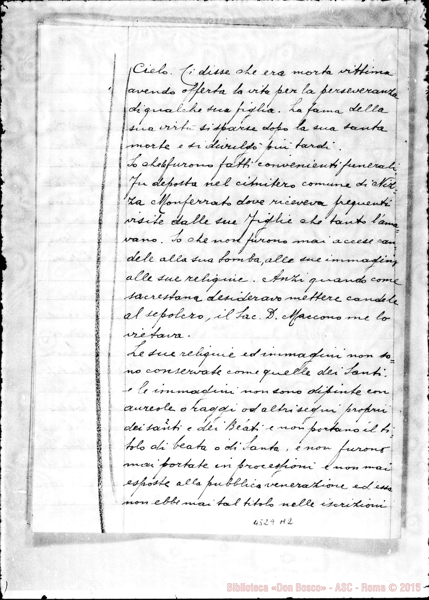 Fotogramma A 2 — Telesio Enrichetta, suora