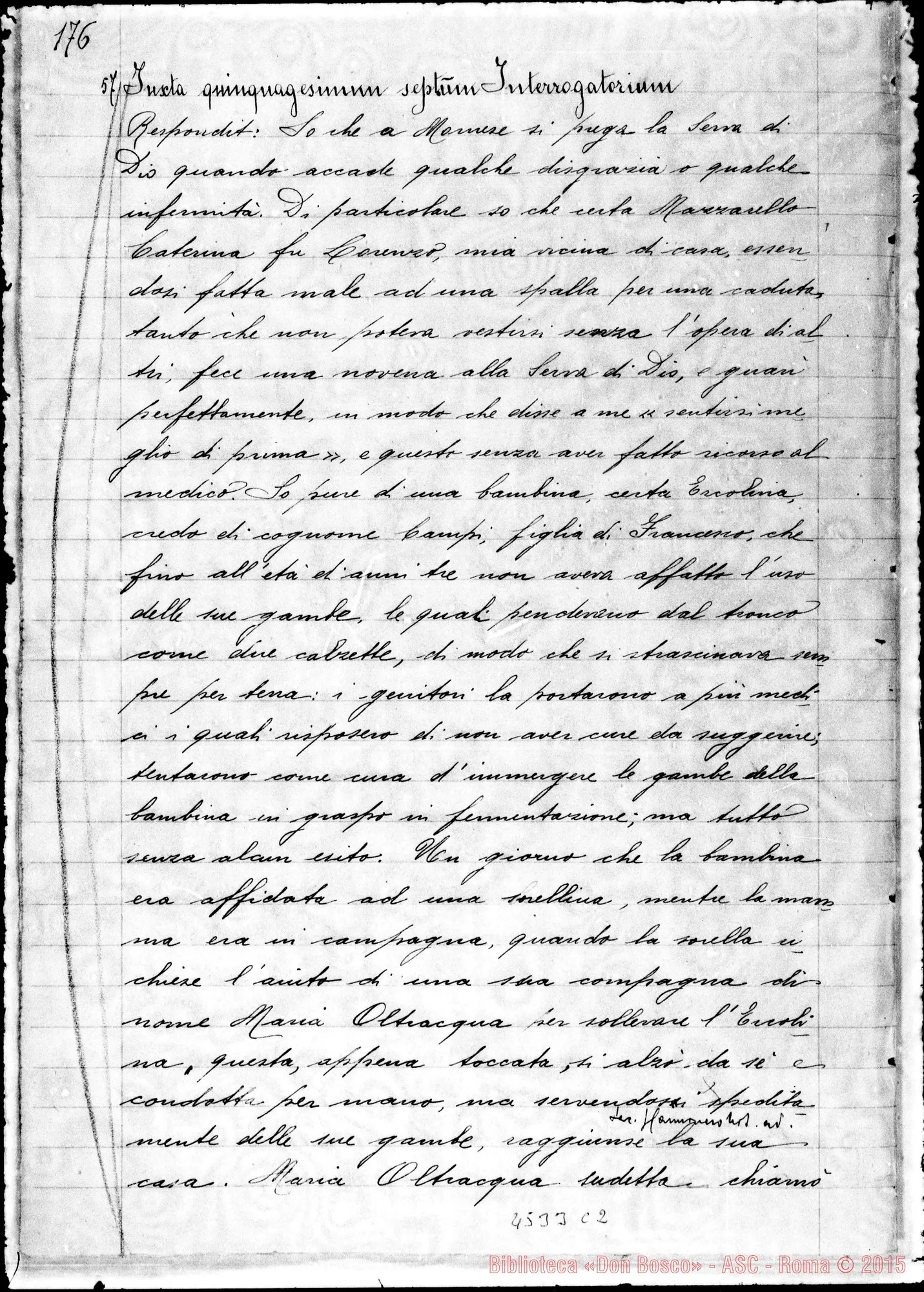 Fotogramma C 2 — Mazzarello Caterina, delle Orsoline
