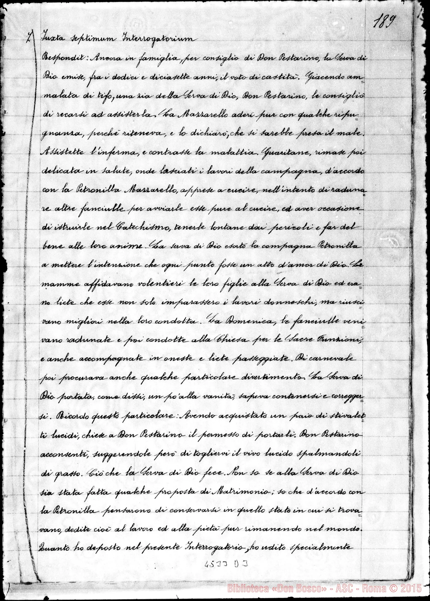 Fotogramma D 3 — Telesio Enrichetta, suora