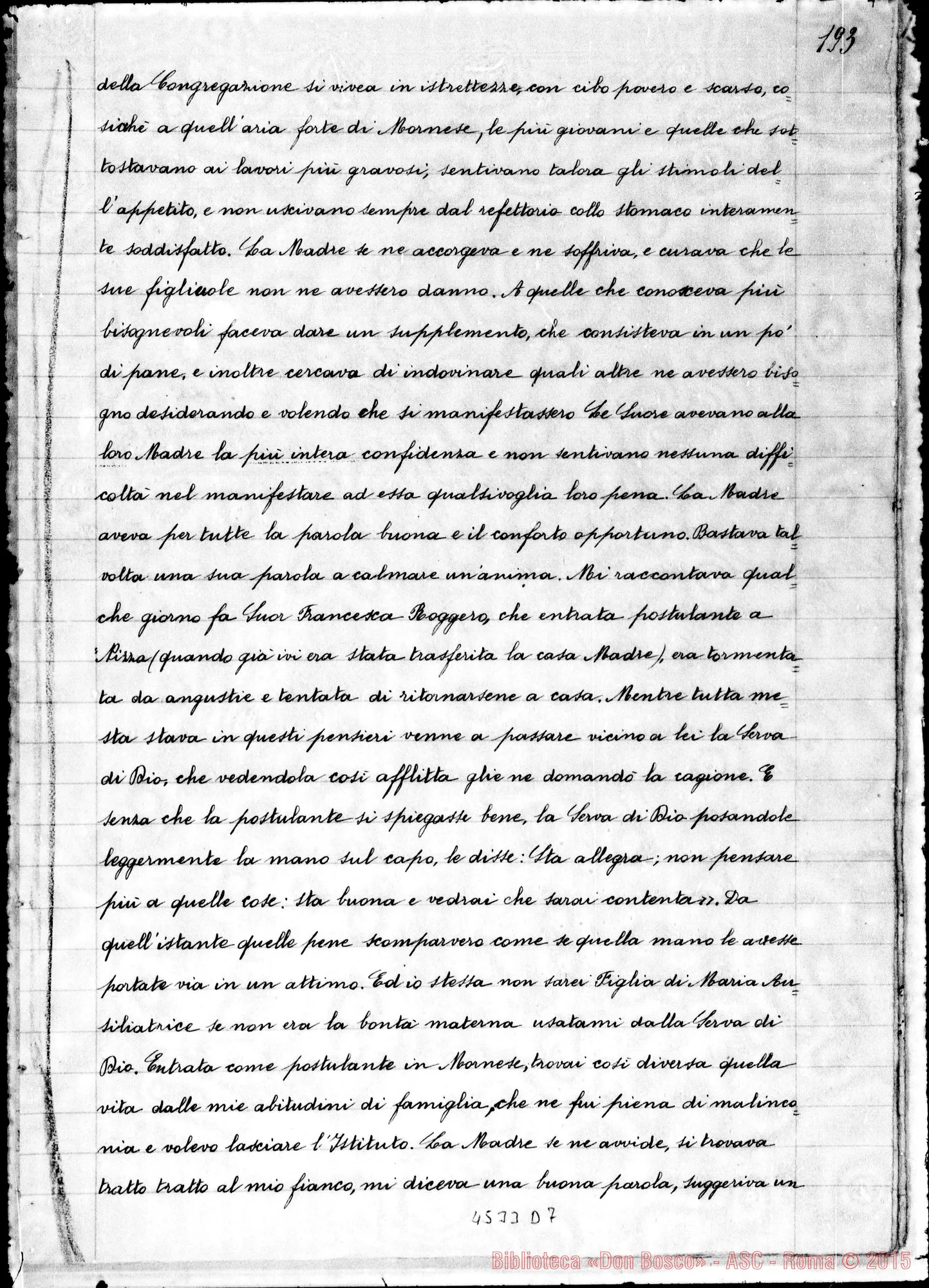Fotogramma D 7 — Telesio Enrichetta, suora