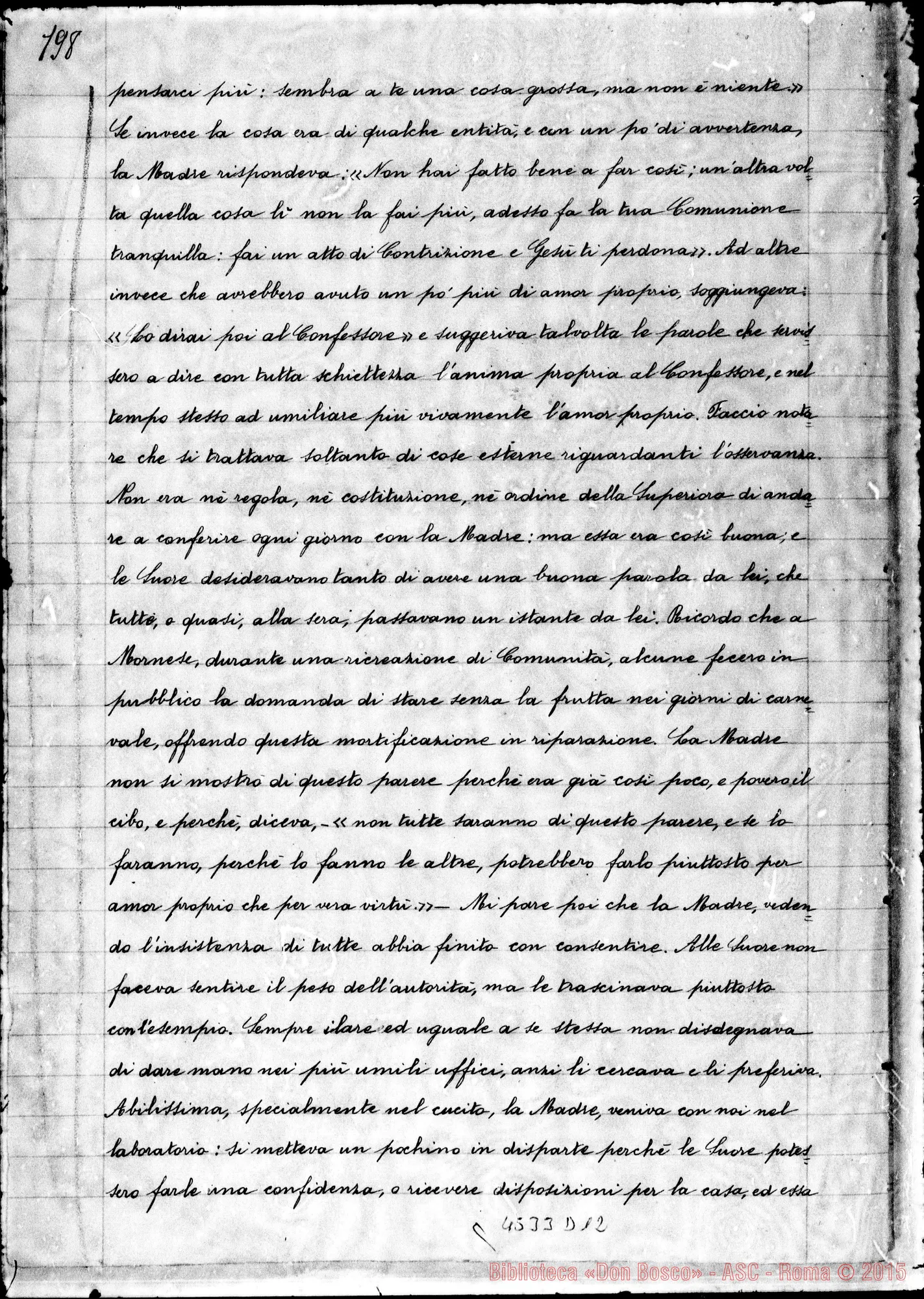 Fotogramma D 12 — Telesio Enrichetta, suora
