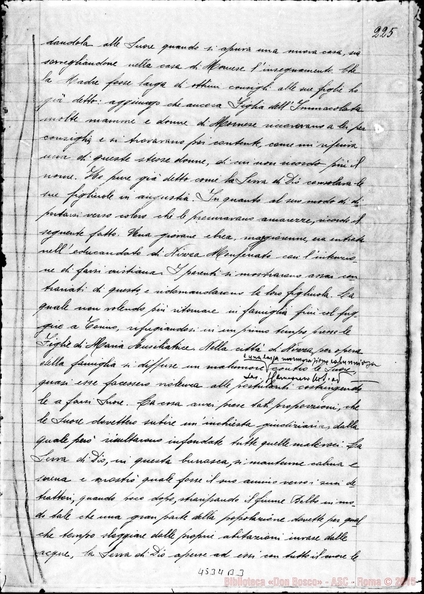 Fotogramma B 3 — Telesio Enrichetta, suora
