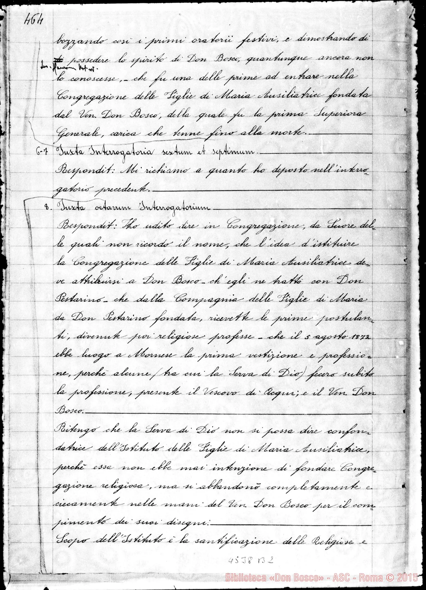 Fotogramma B 2 — Bussolino Ottavia, suora