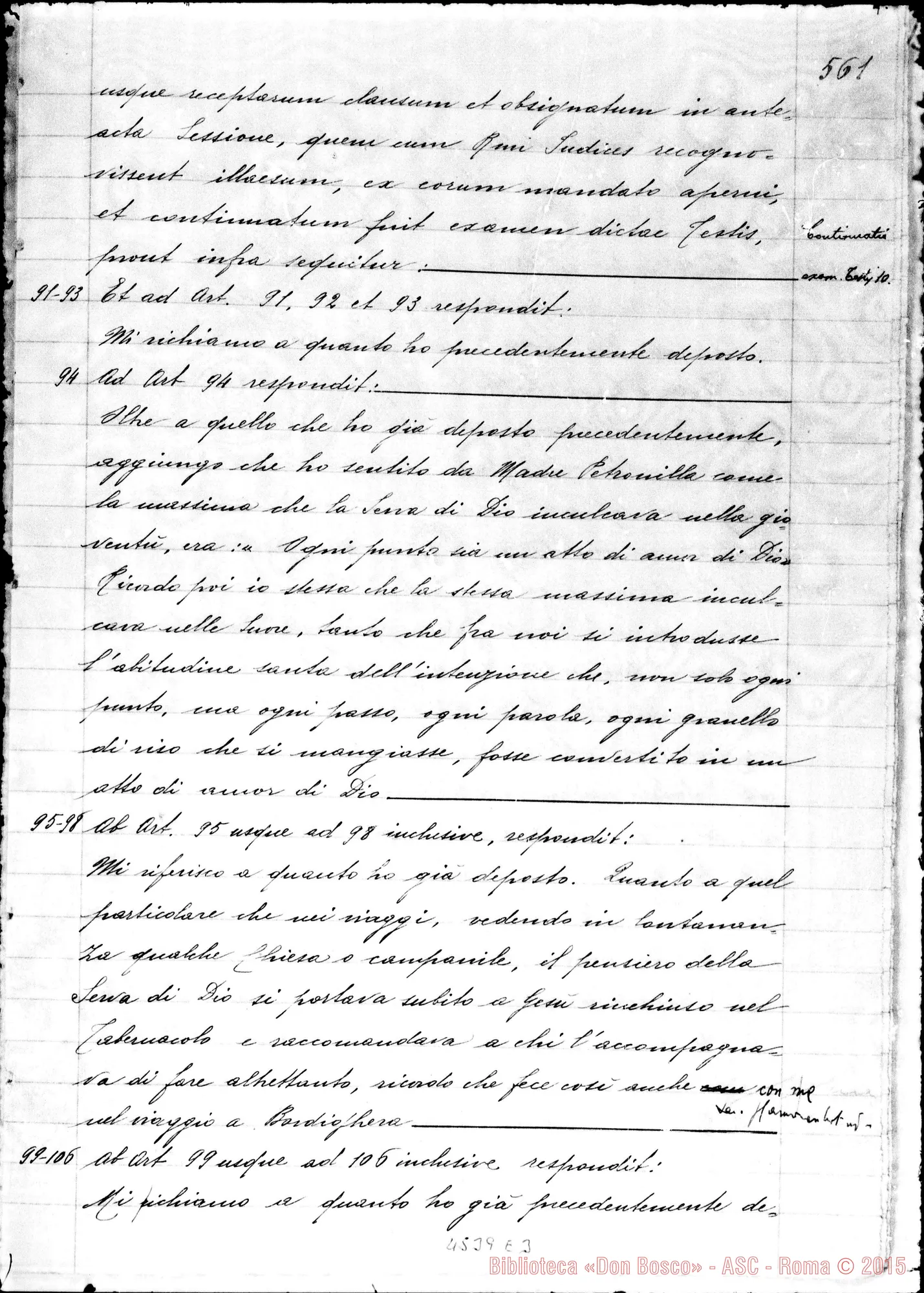 Fotogramma E 3 — Sorbone Enrichetta, suora
