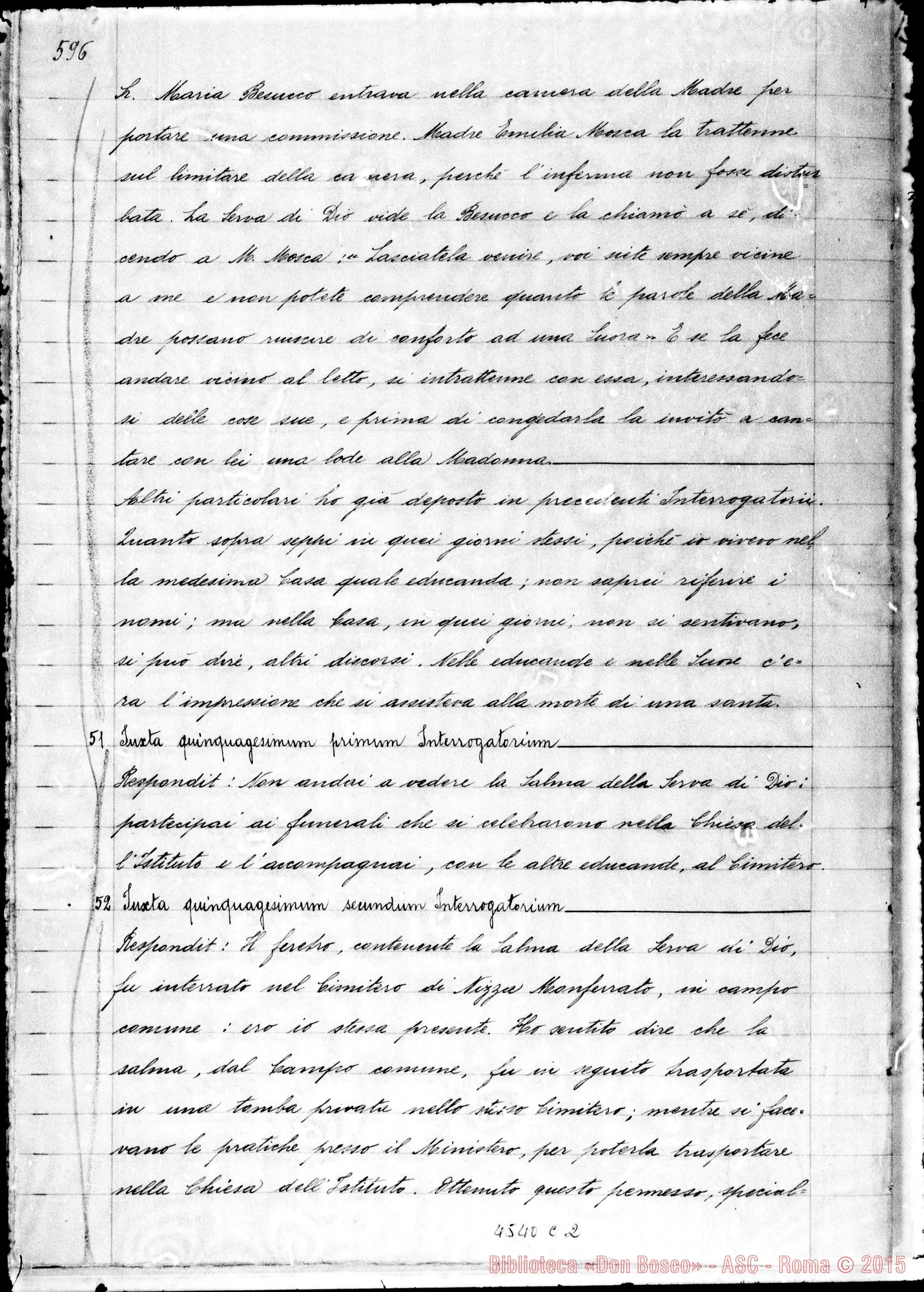 Fotogramma C 2 — Cairo Angiolina, suora