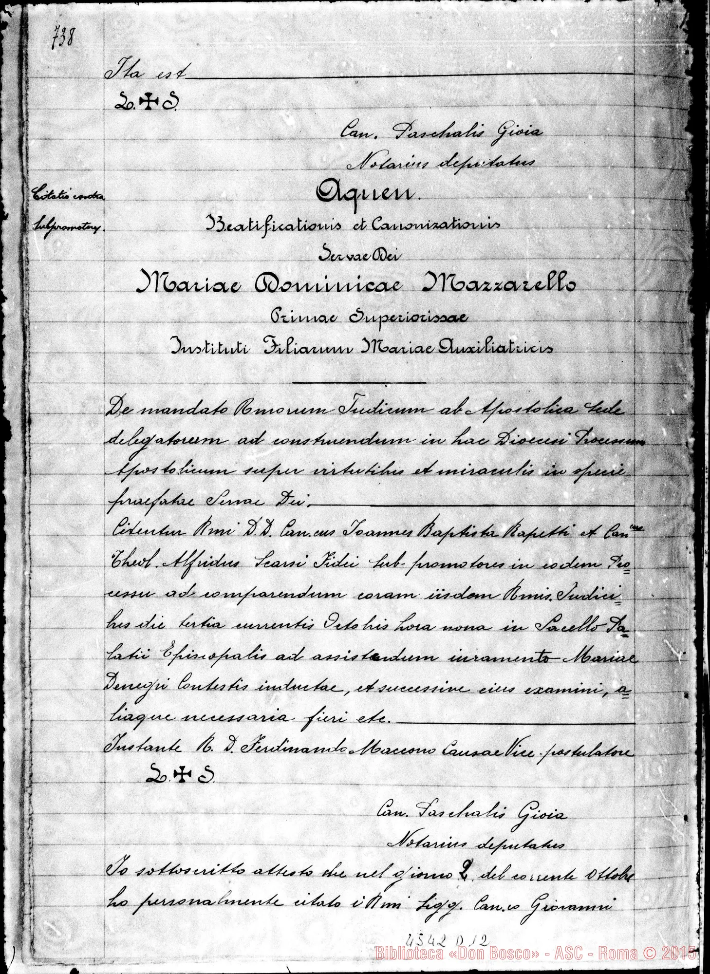 Fotogramma D 12 — De-Negri Maria, nubile