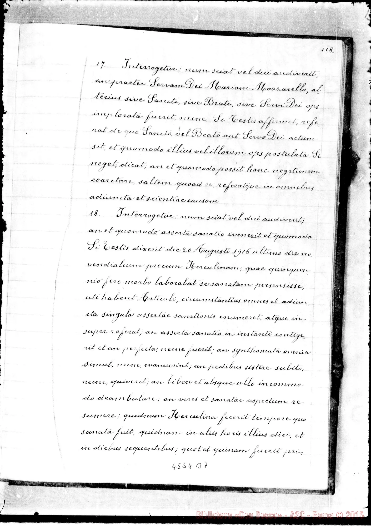 Fotogramma B 7 — In Curia Ecclesiastica Jannensi: super miraculo (1935)