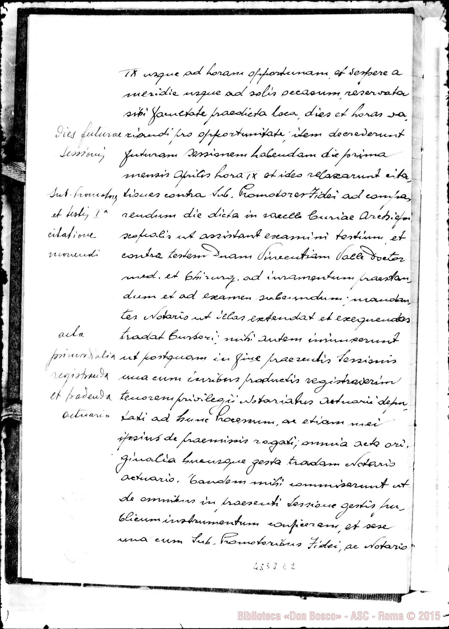 Fotogramma E 2 — In Curia Ecclesiastica Mediolanen.: super miraculo (1948)