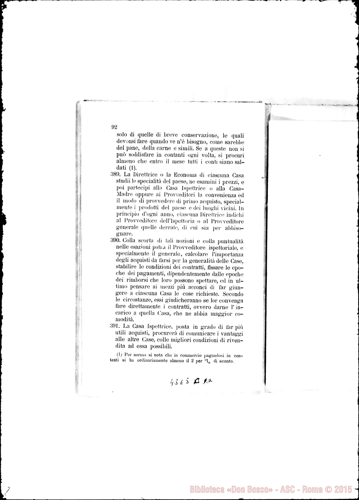 Fotogramma C 2 — Deliberazioni del Secondo Capitolo Generale. Torino, 1887. Stampato