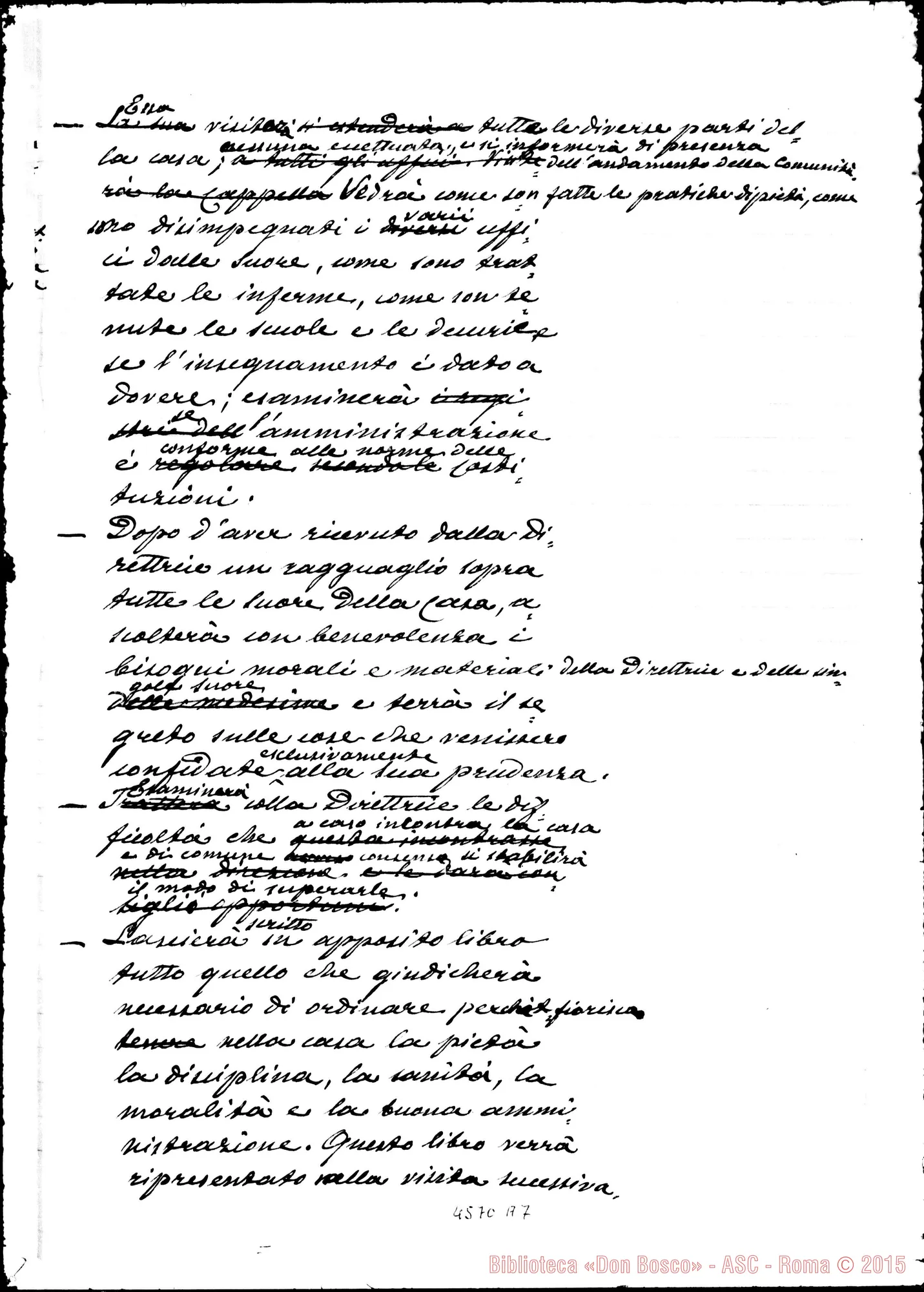 Fotogramma A 7 — Costituzioni: Appunti di D. Marenco: nuova redazione
