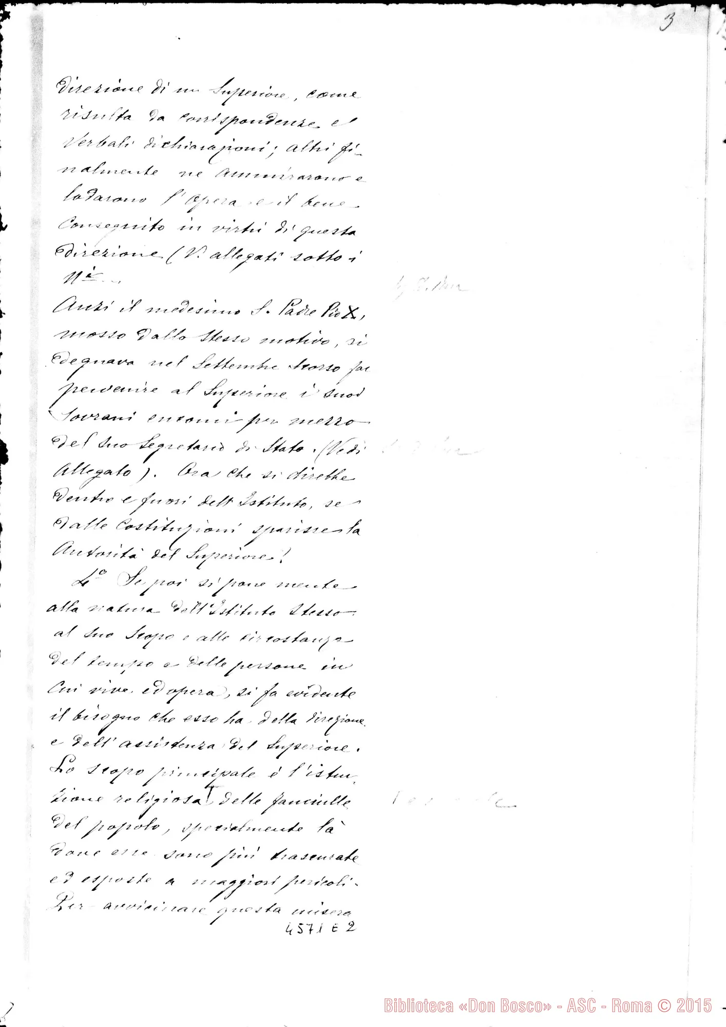 Fotogramma E 2 — Altra minuta della stessa lettera, con data 27-12-1905
