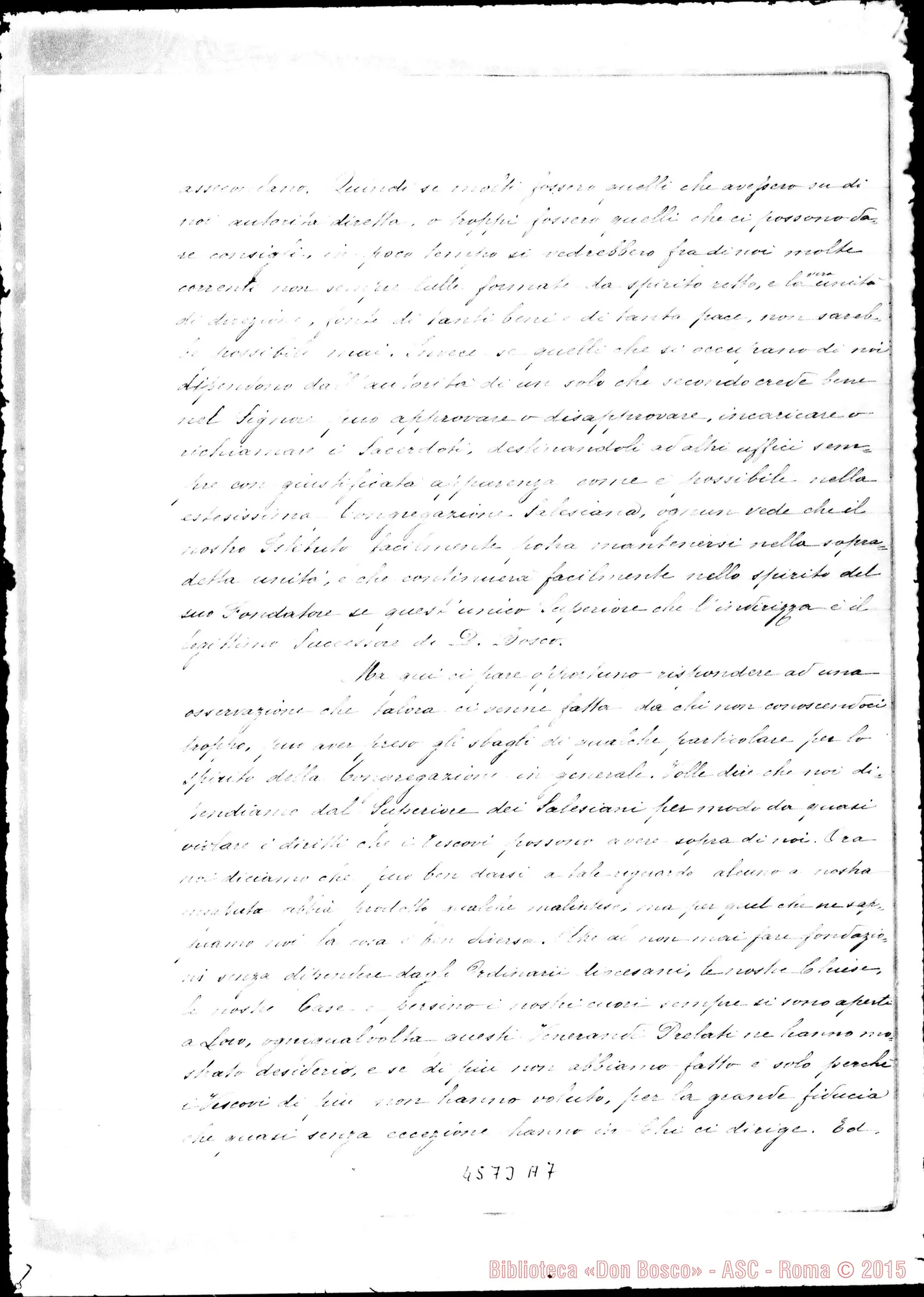 Fotogramma A 7 — Ricorso alla S. Sede. Nizza Monferrato, 1905. Ms.