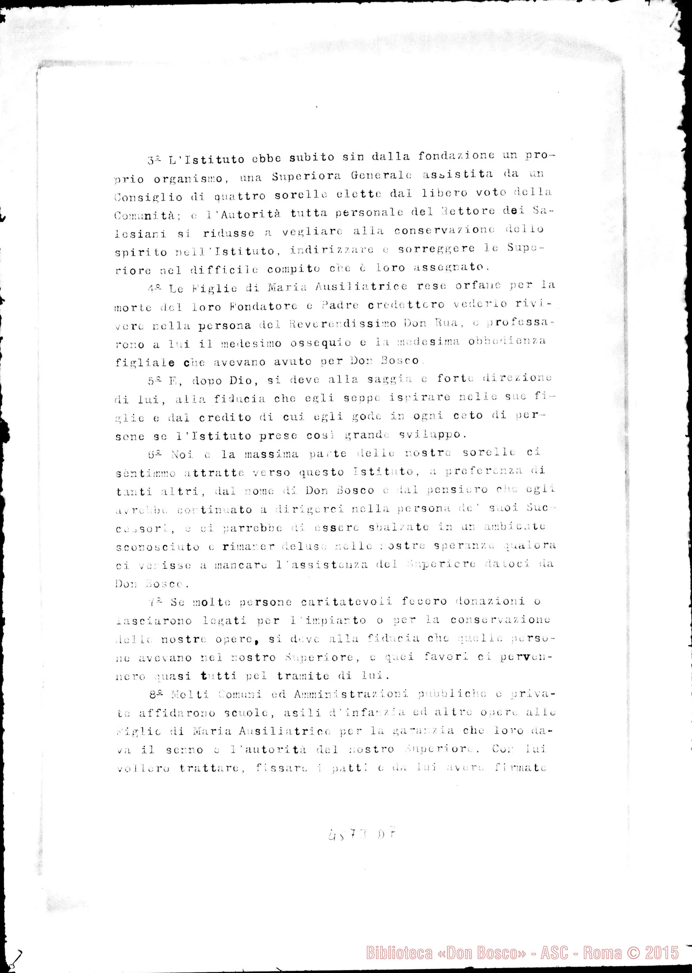 Fotogramma D 7 — Madre Daghero-Beatissimo Padre. Dicembre 1905. Supplica. Minuta E bella copia