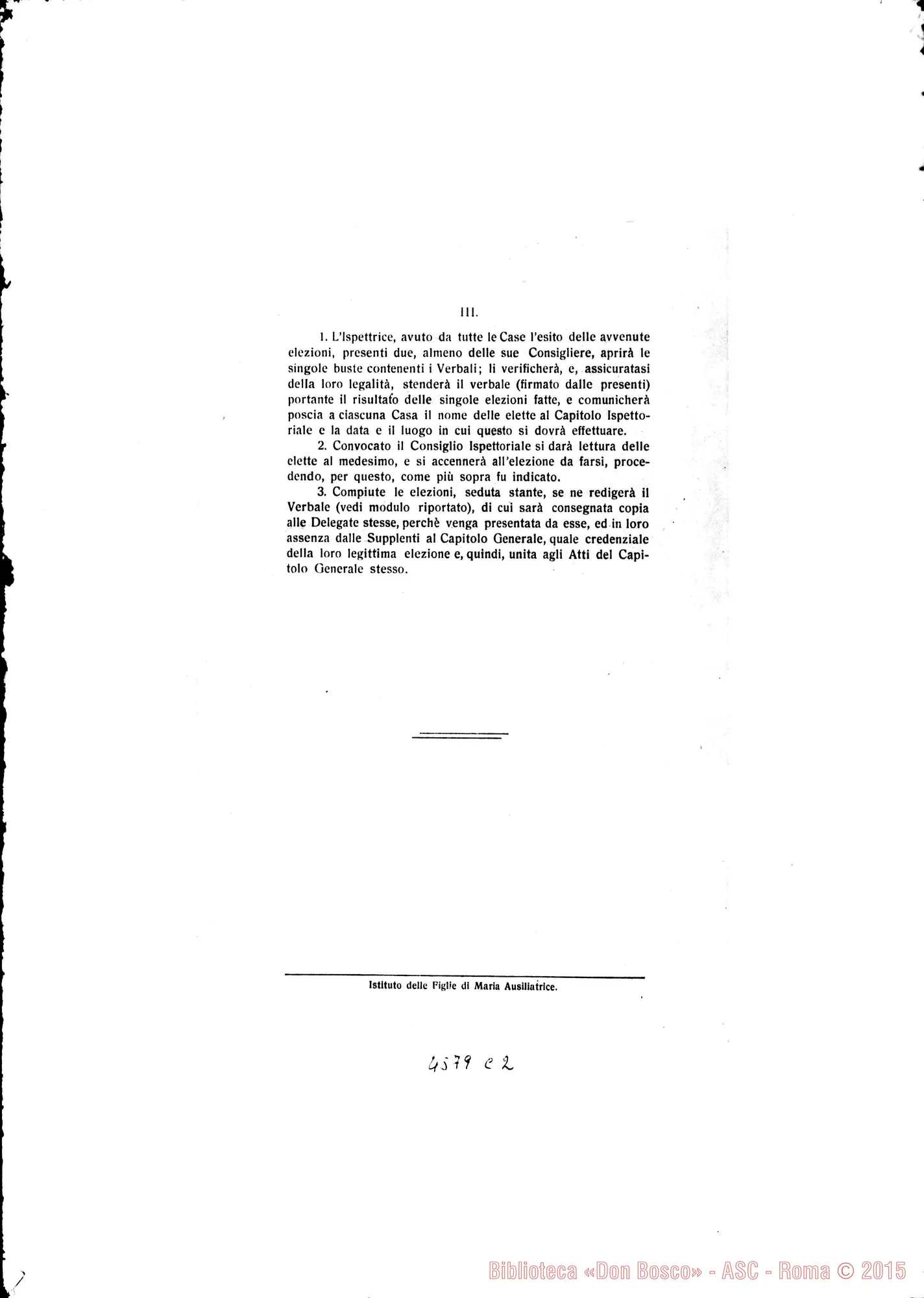 Fotogramma C 2 — Norme per le Elezioni da farsi. Stampato