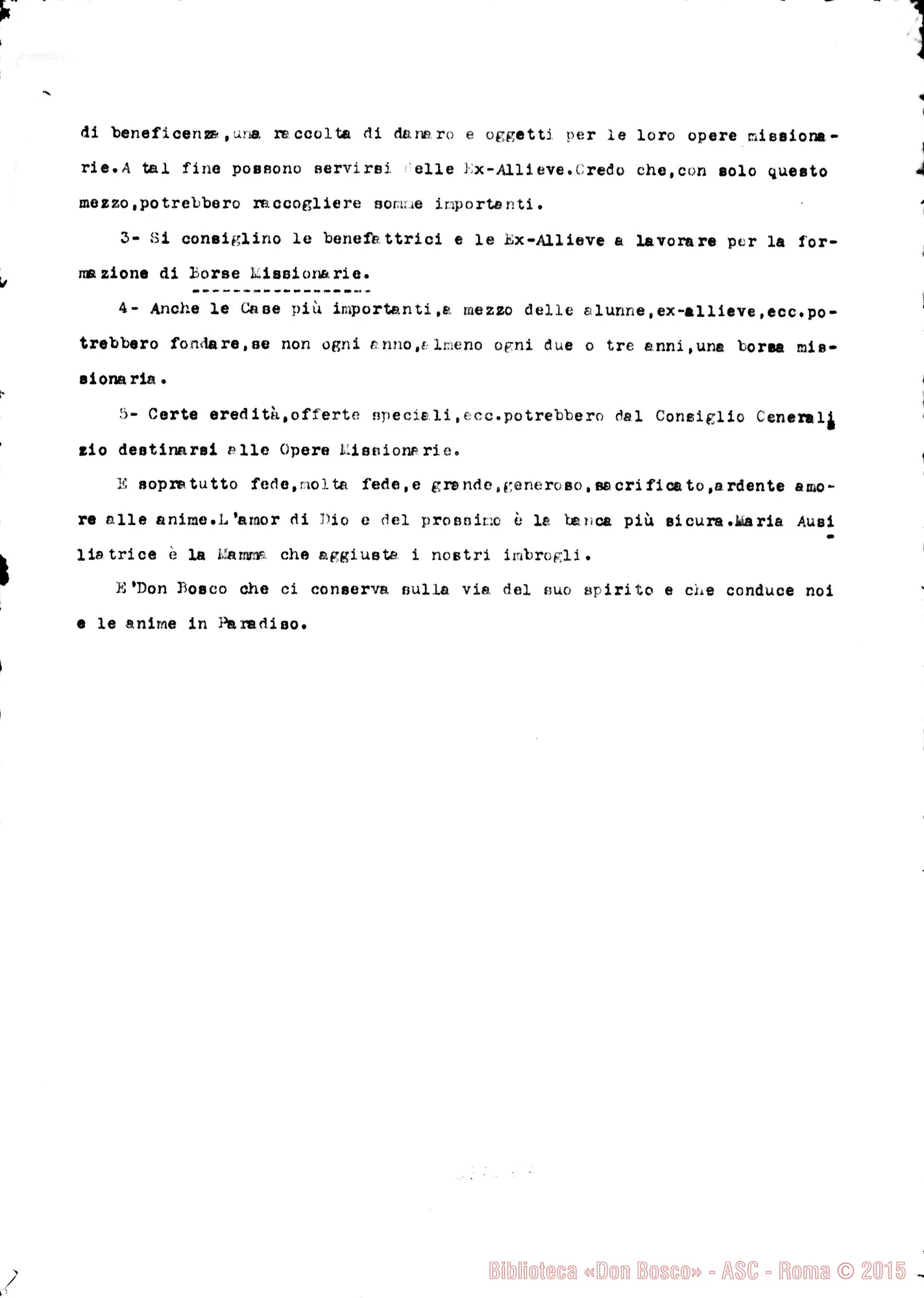 Fotogramma E 7 — Per un Regolamento per lo sviluppo delle vocazioni missionarie. Ms.