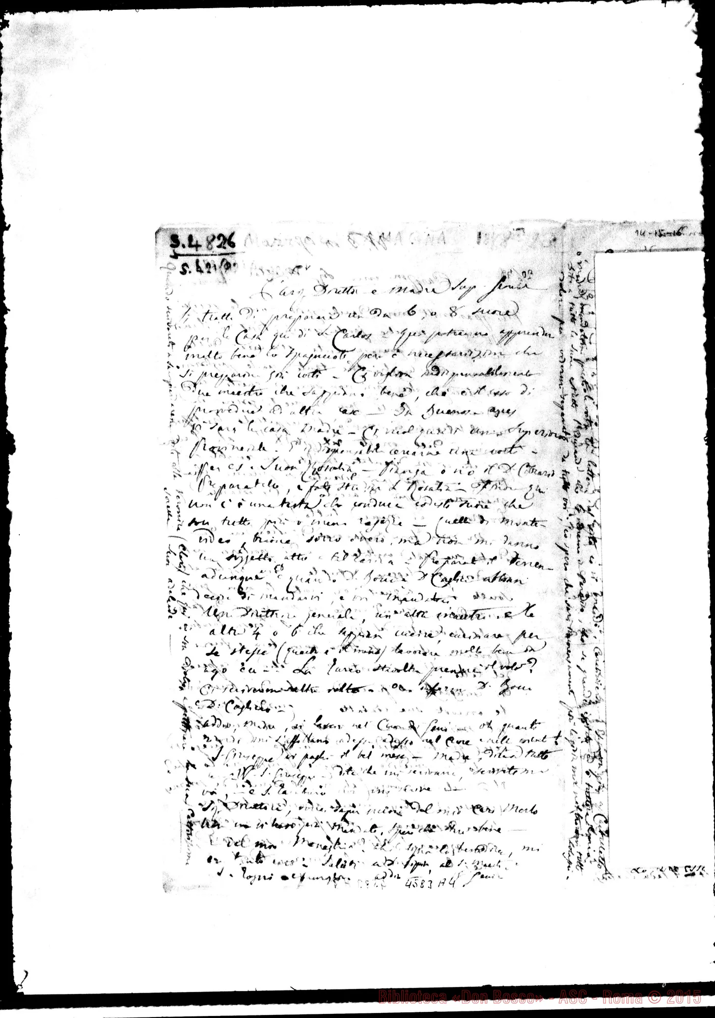 Fotogramma A 4 — D. Costamagna-M. Mazzarello, Direttore E Suore, il 20-02-1878. All. trascrizione