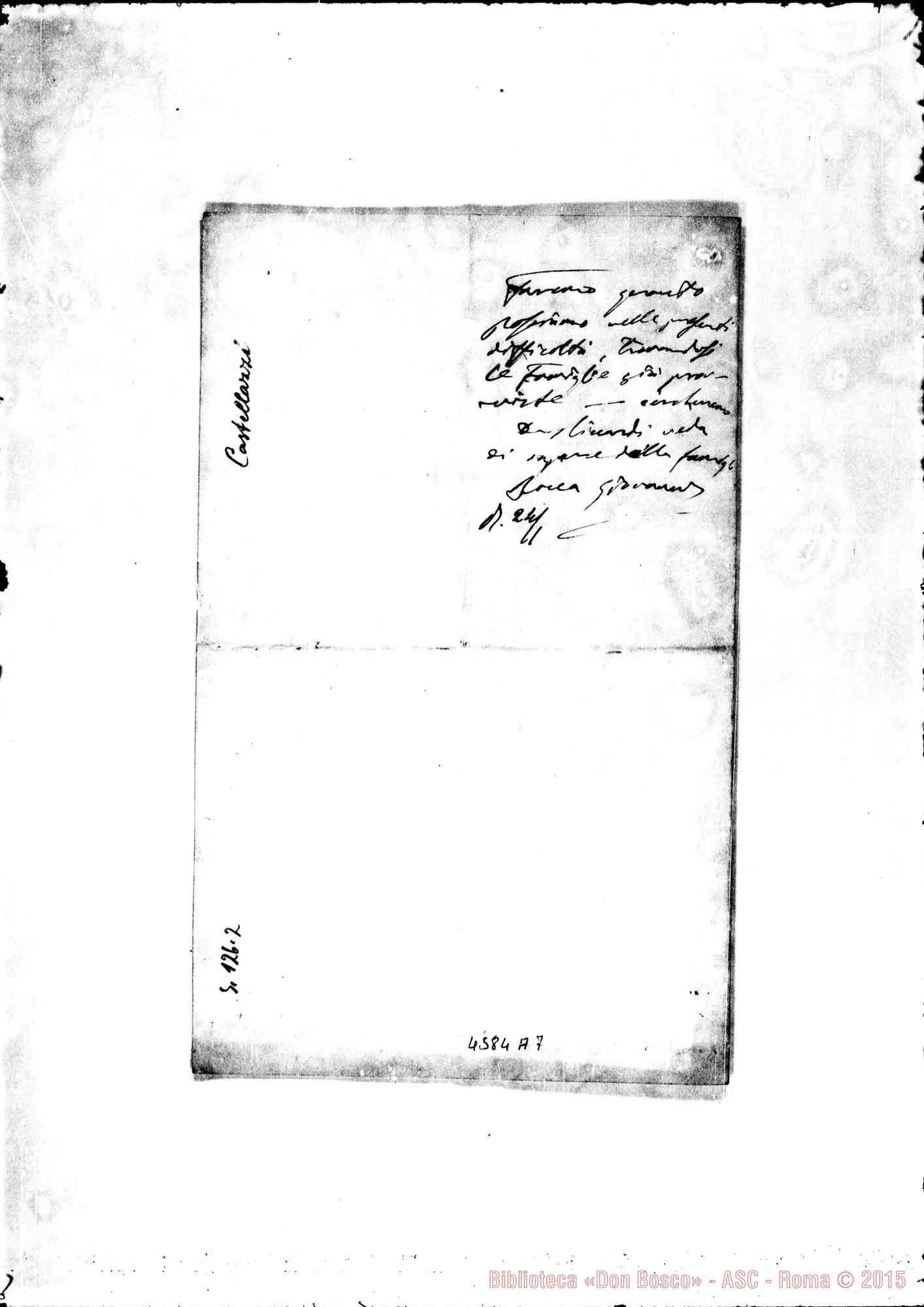 Fotogramma A 7 — Castellazzi Abramo, sac. Sant’Angelo Lodigiano, 22-01-1883. Informazioni