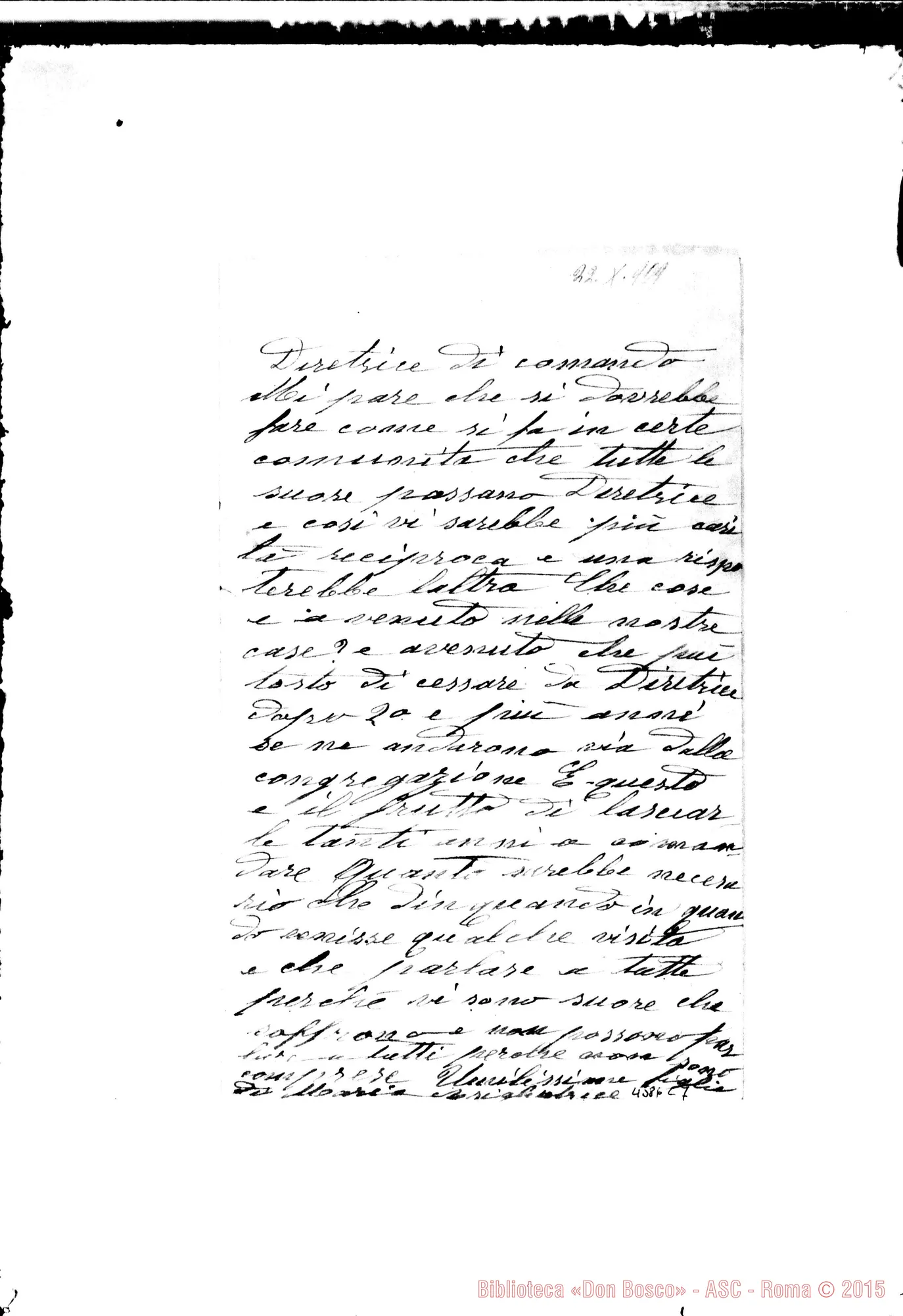Fotogramma C 7 — Anonima (suora F.M.A.)-Figlie di M.A. Senza luogo, 22-10-1909