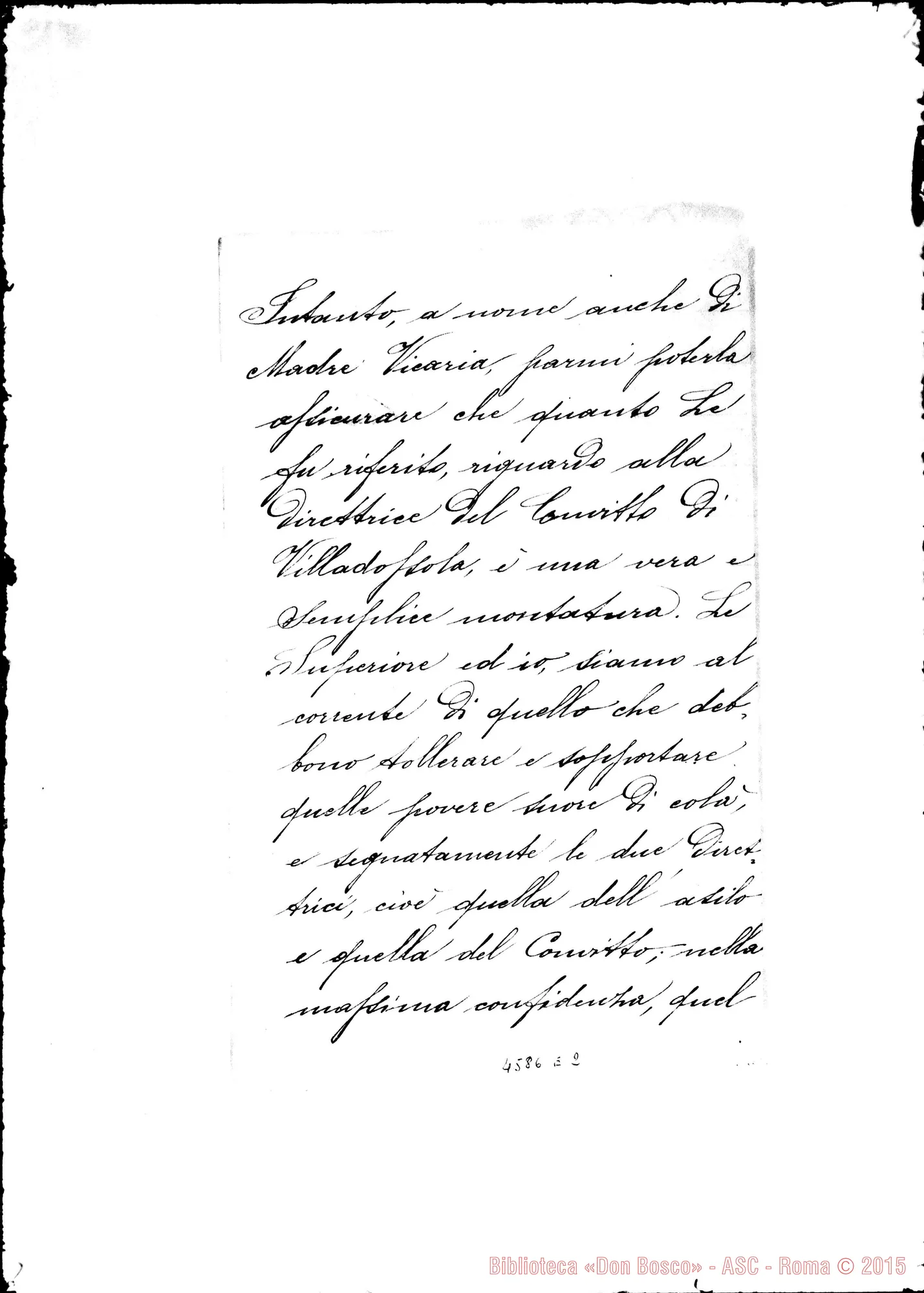Fotogramma E 2 — Baserga Claudina, suora-Gusmano Calogero. Novara, 31-07-1921