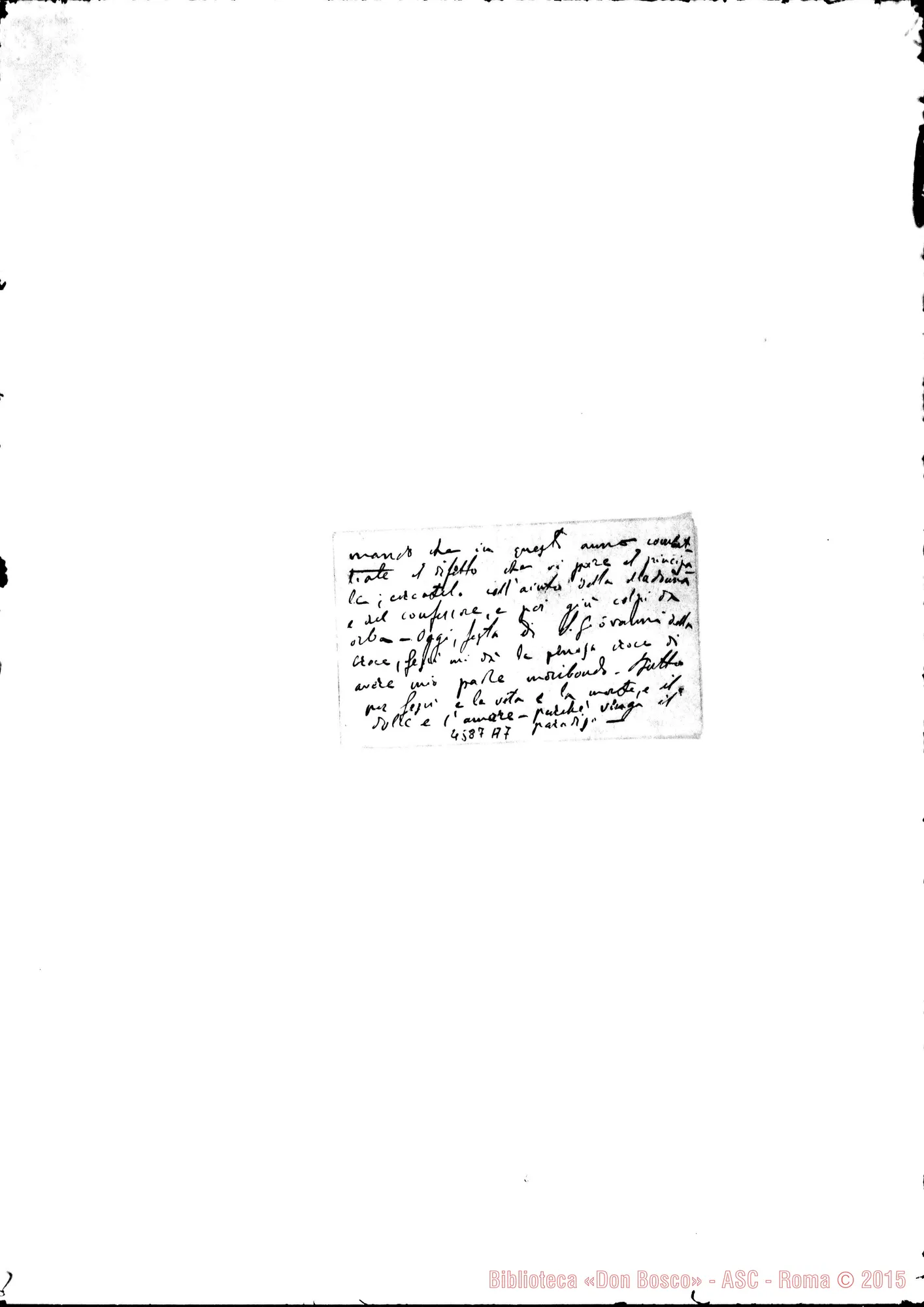 Fotogramma A 7 — Bonetti Giovanni, SDB-Bardina Luigina, suora. Torino, 22-11-1888