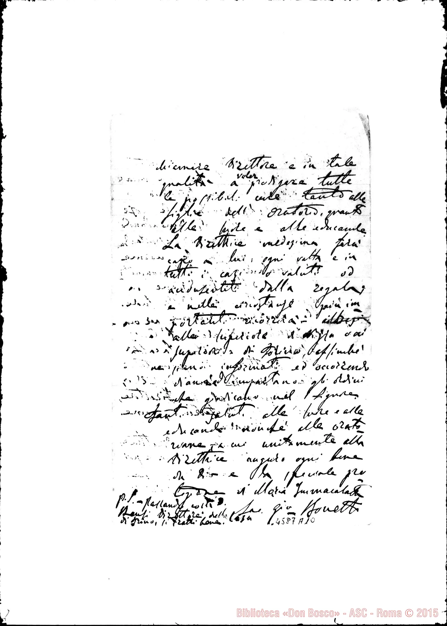 Fotogramma A 10 — « « -Cucchietti Luigia. Torino, 17-10-1890