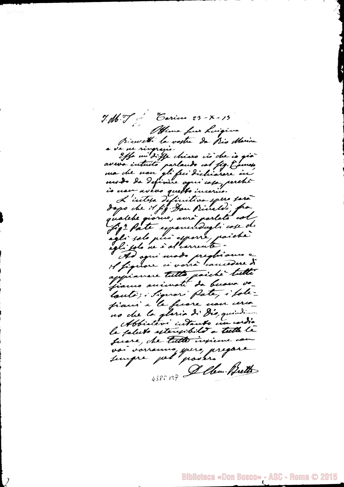 Fotogramma B 7 — « « « Torino, 23-10-1913