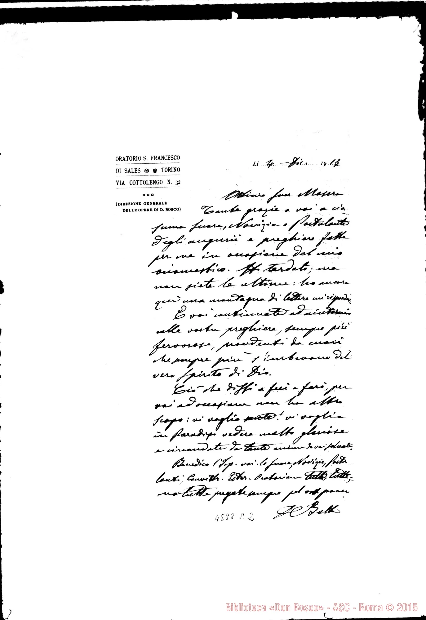 Fotogramma D 2 — …. .. « Torino, 4-12-1917