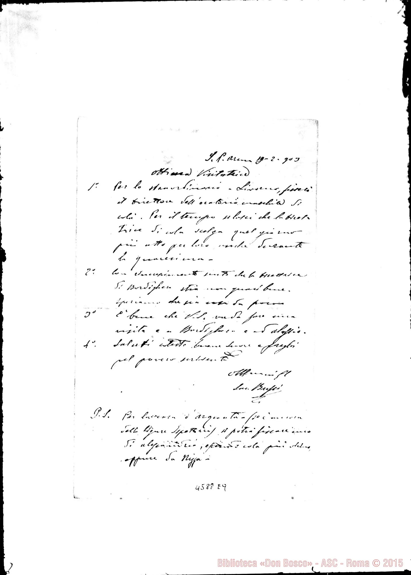 Fotogramma E 9 — « « .. « Sampierdarena, 19-02-1903