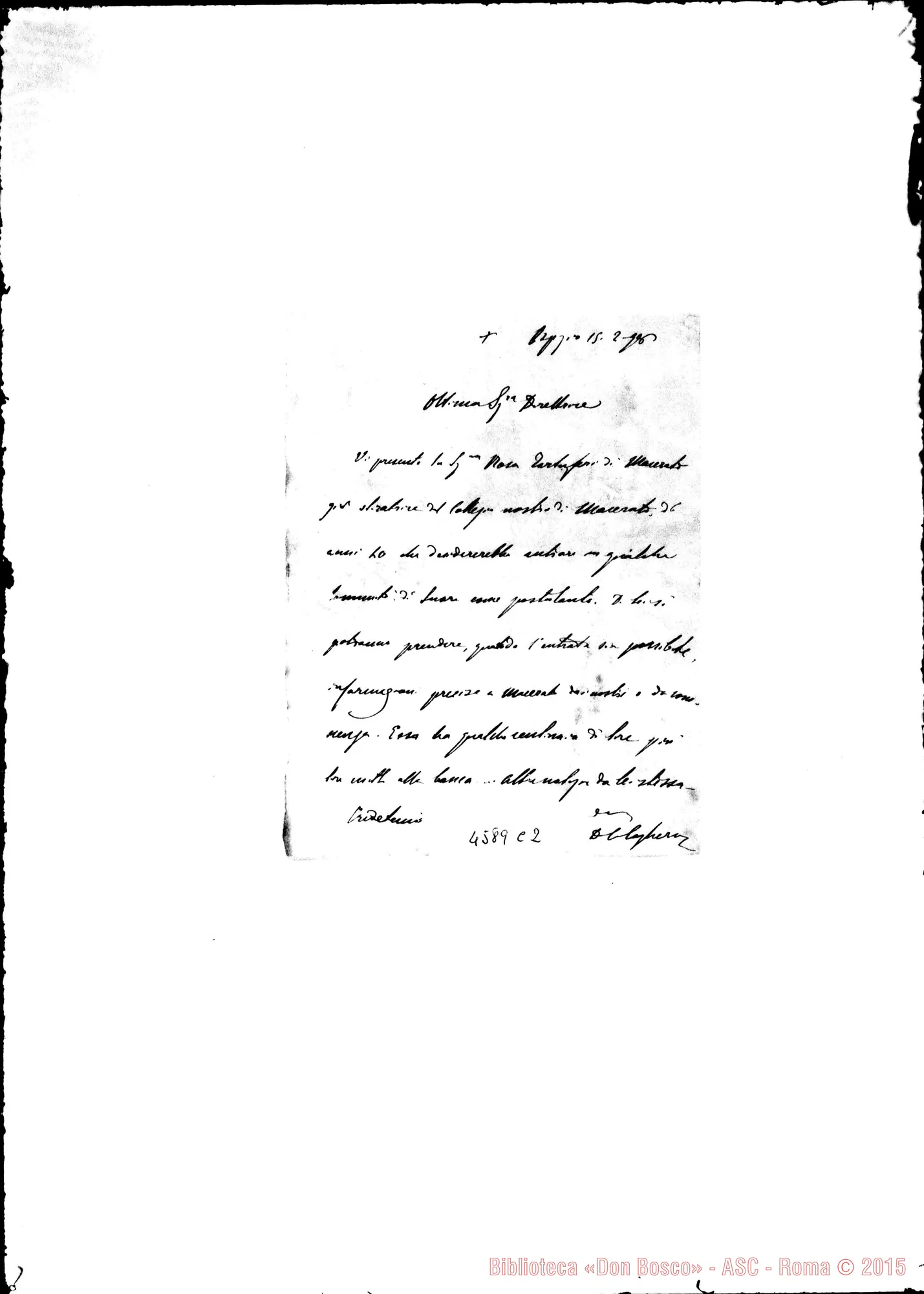 Fotogramma C 2 — « « « « Roma 15-02-1898