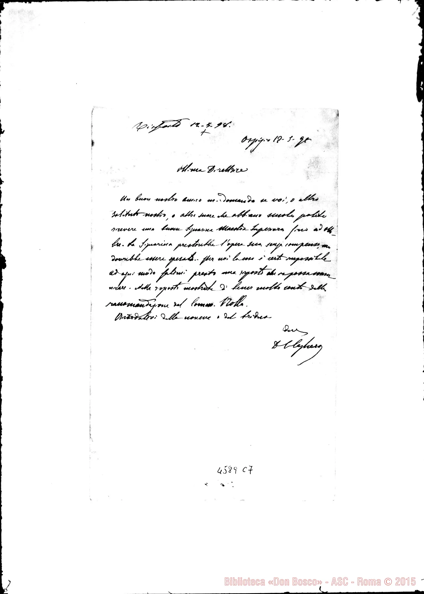 Fotogramma C 7 — « « n Rom3( 12-05-1898