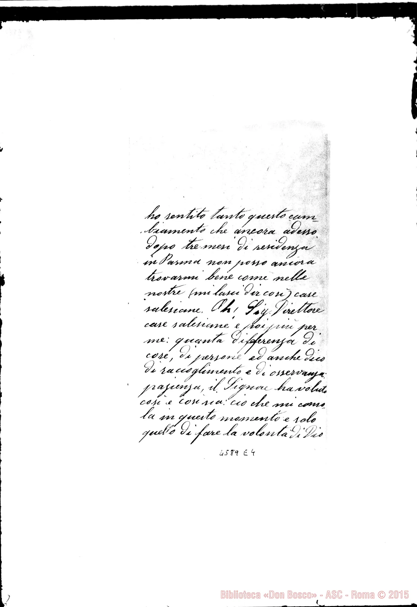 Fotogramma E 4 — Capirone Giovanna, suora-Bretto Clemente. Parma, 20-11-1918