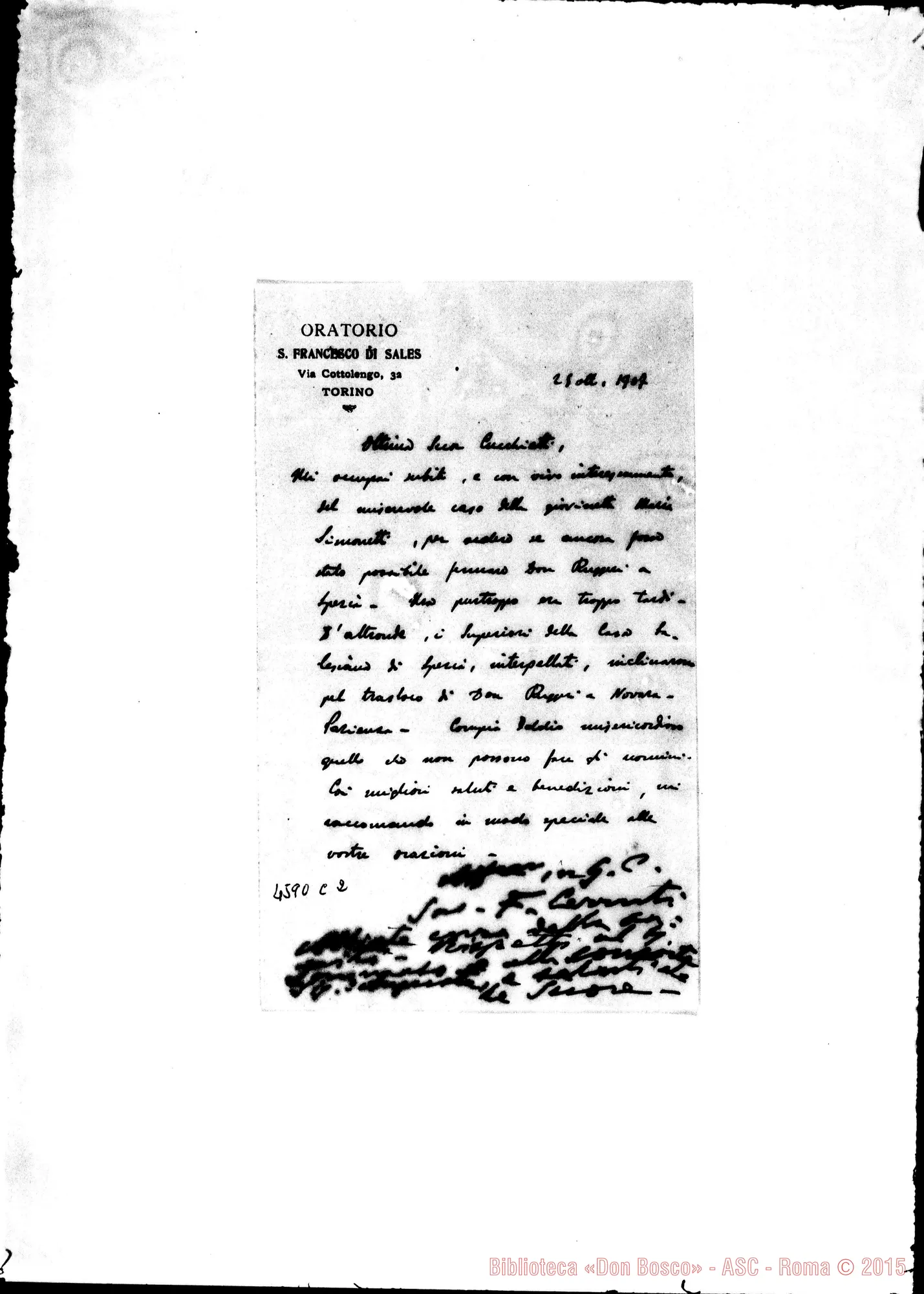 Fotogramma C 2 — « « « « Torino, 25-10-1907