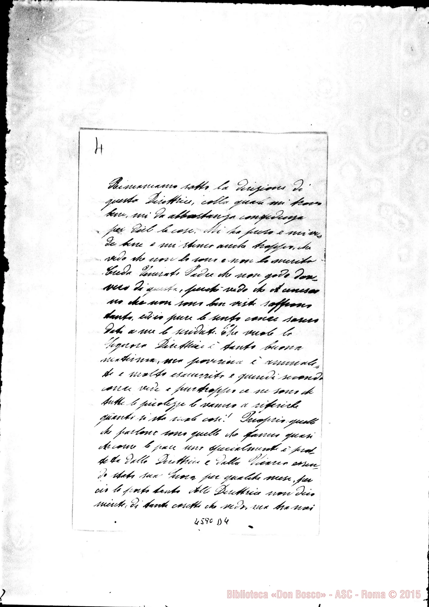 Fotogramma D 4 — Cicognani Maria, suora-Albera Paolo. Lugo, 13-03-1917
