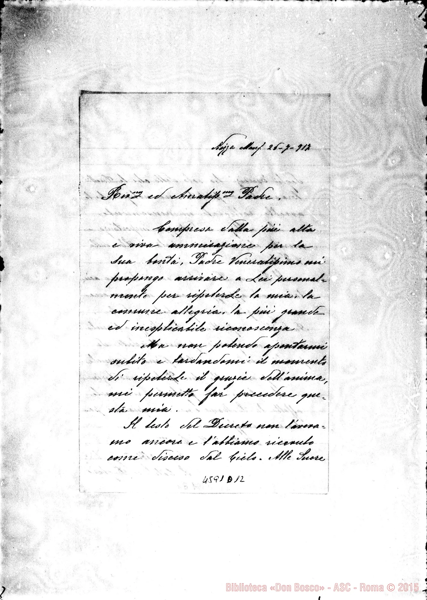 Fotogramma D 12 — « « « « Nizza Monf., 26-07-1917