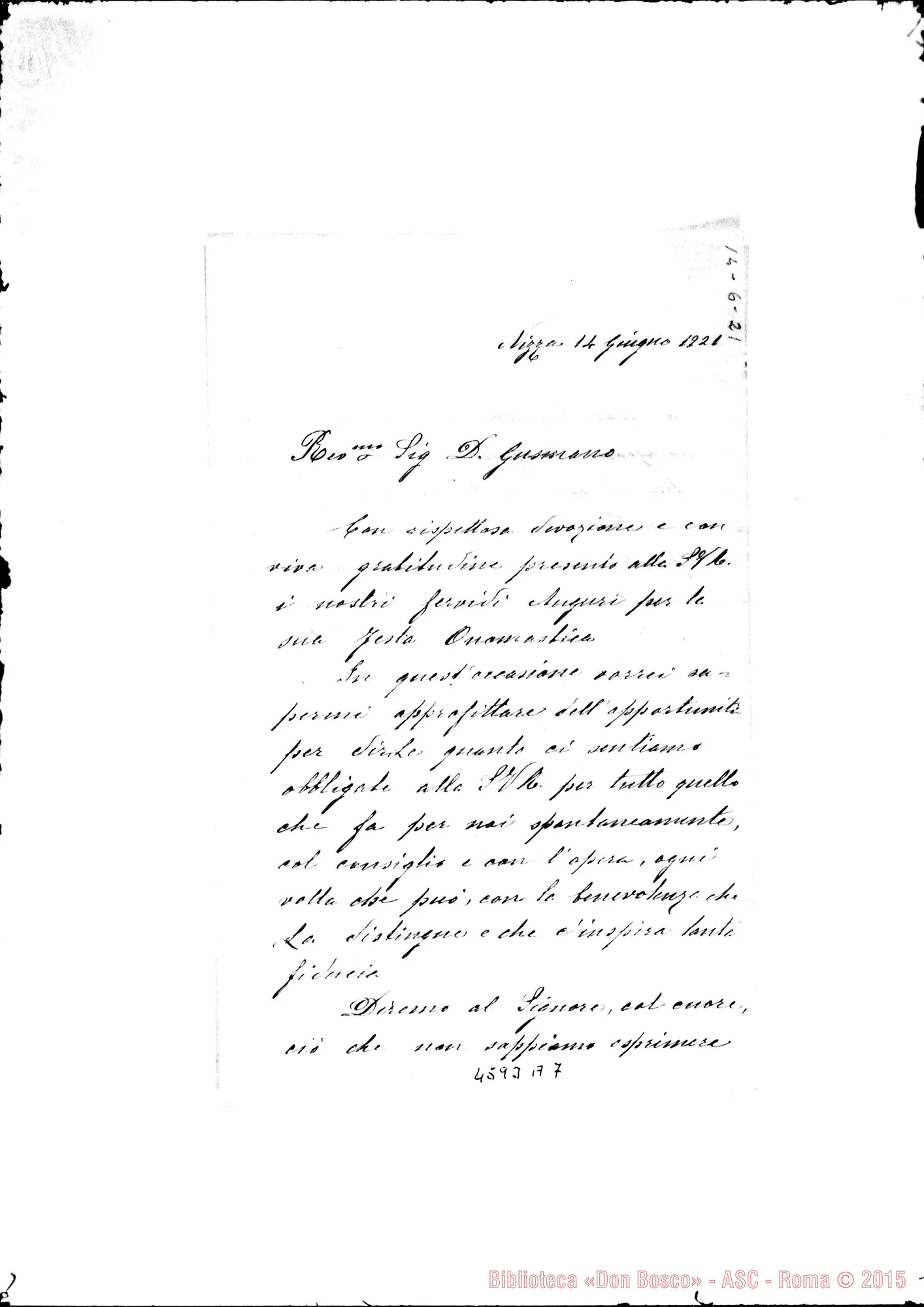 Fotogramma A 7 — « « « « Nizza Monf., 14-06-1921